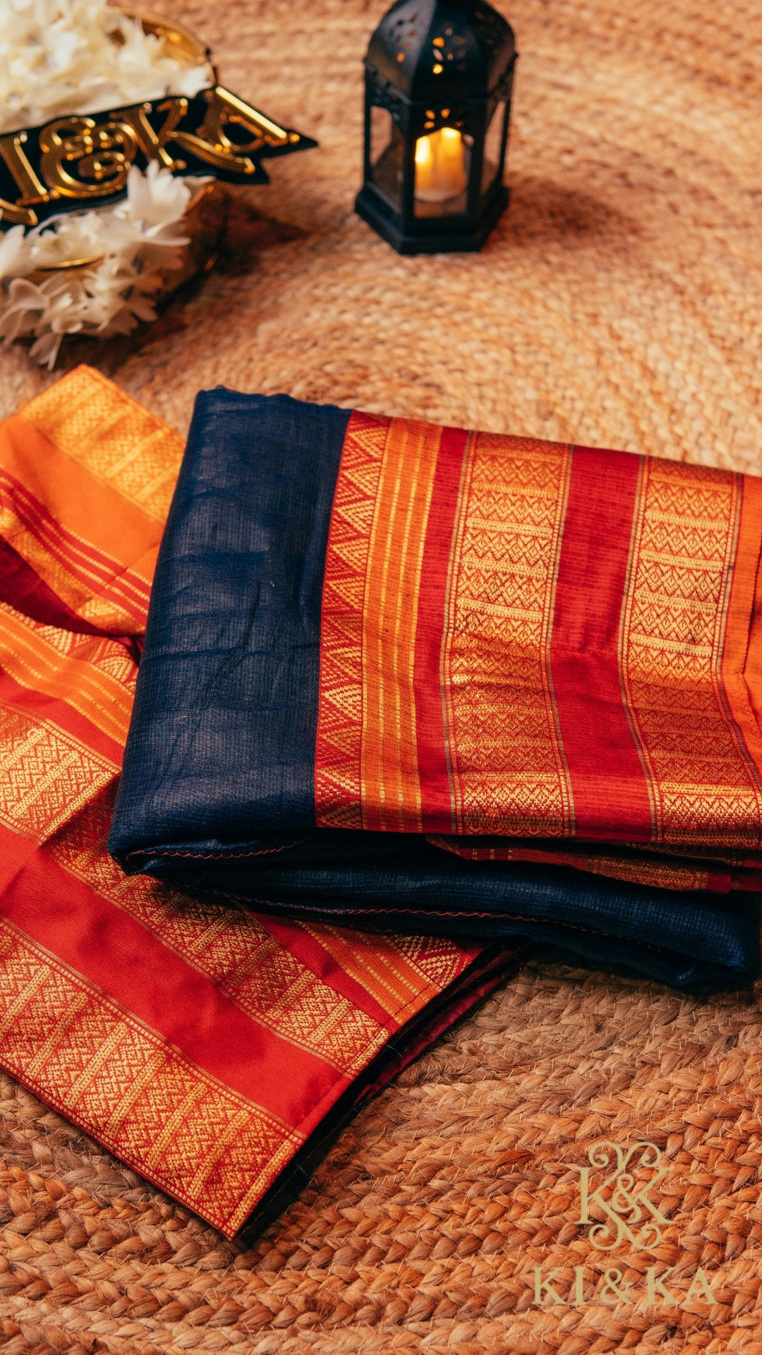 Classic Blue Kota Doriya Saree