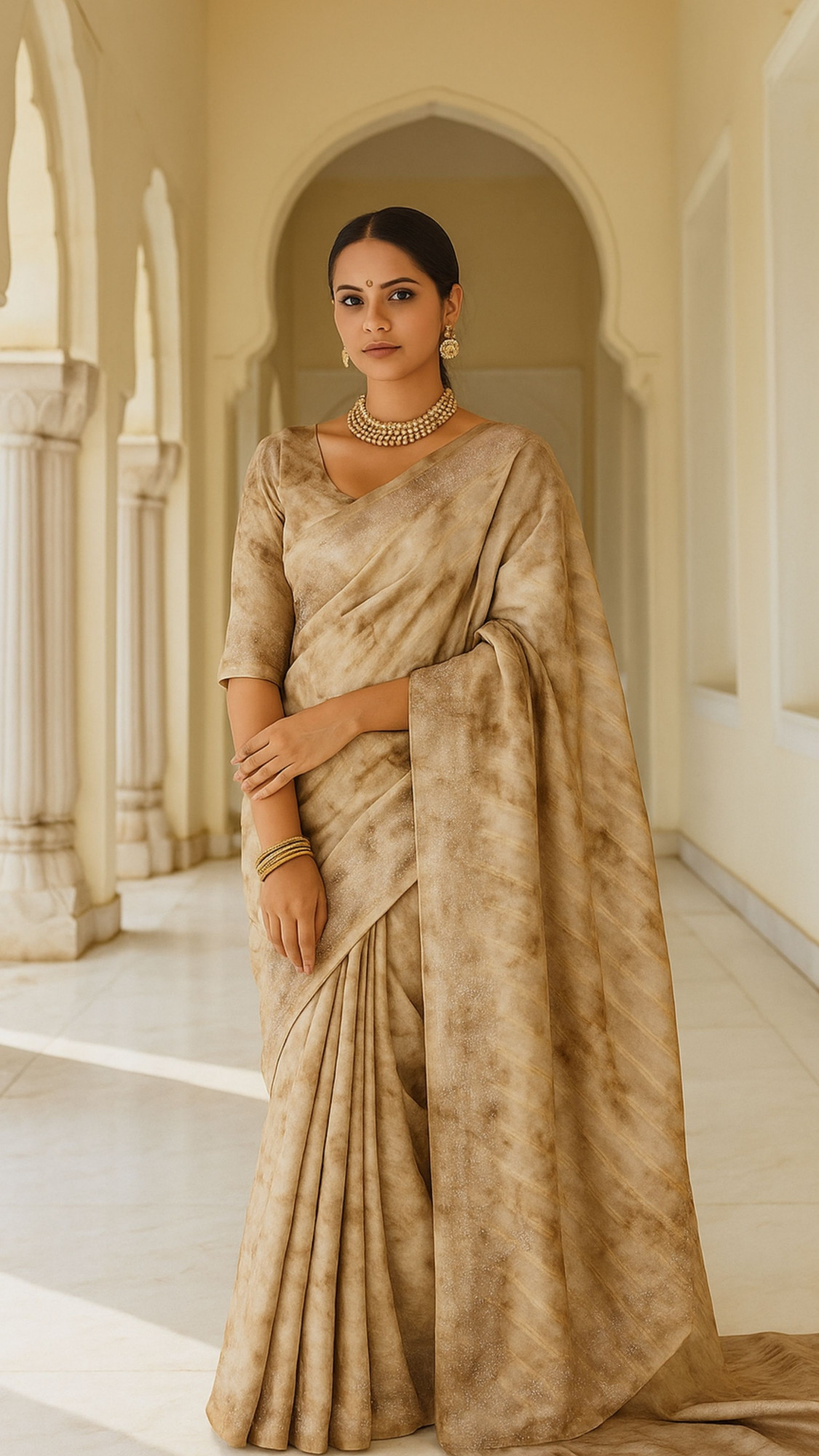 Striped Fancy Saree - NOOR