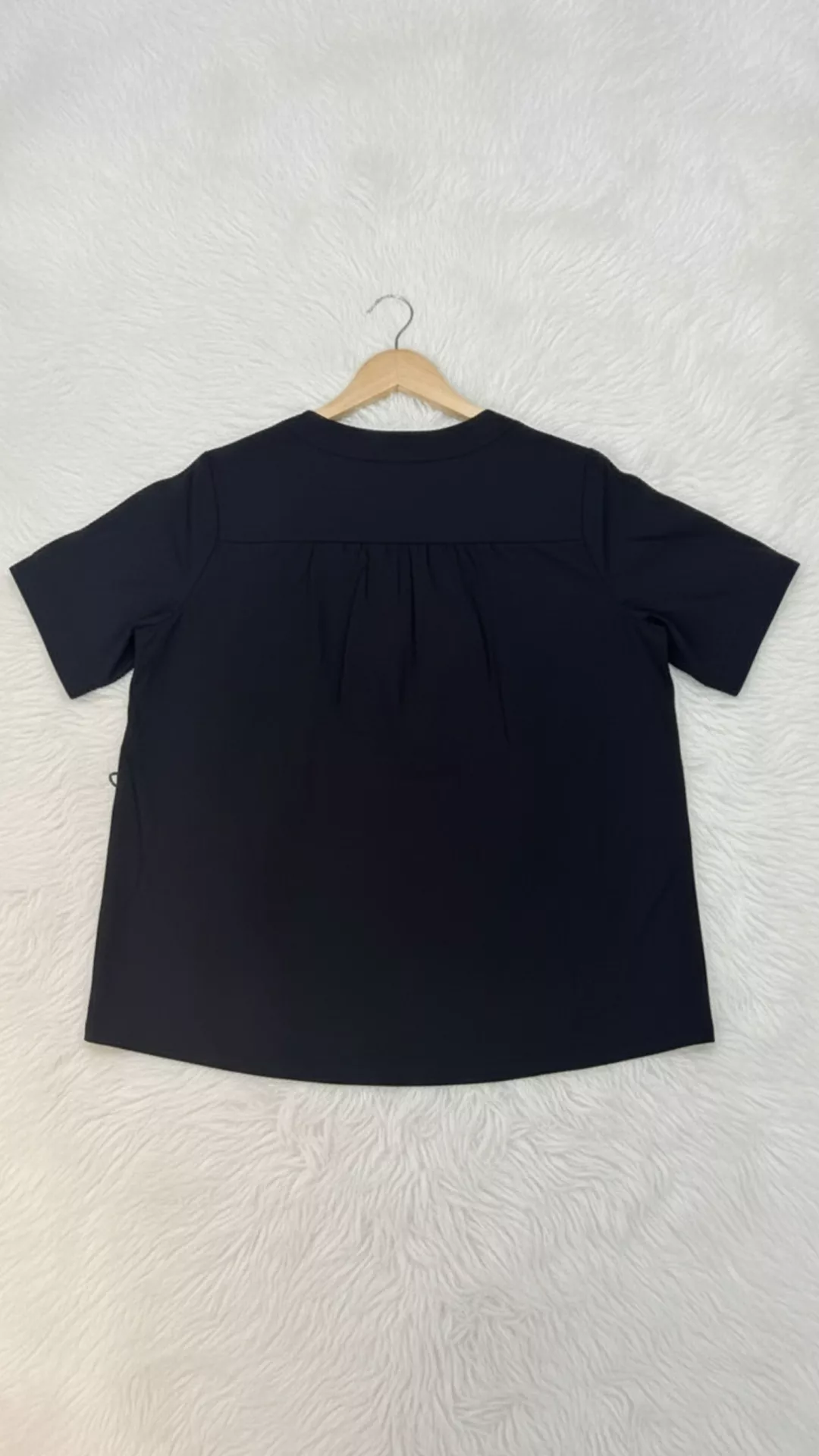 Trendy Black White Pinstripe Top for Women - Casual Chic