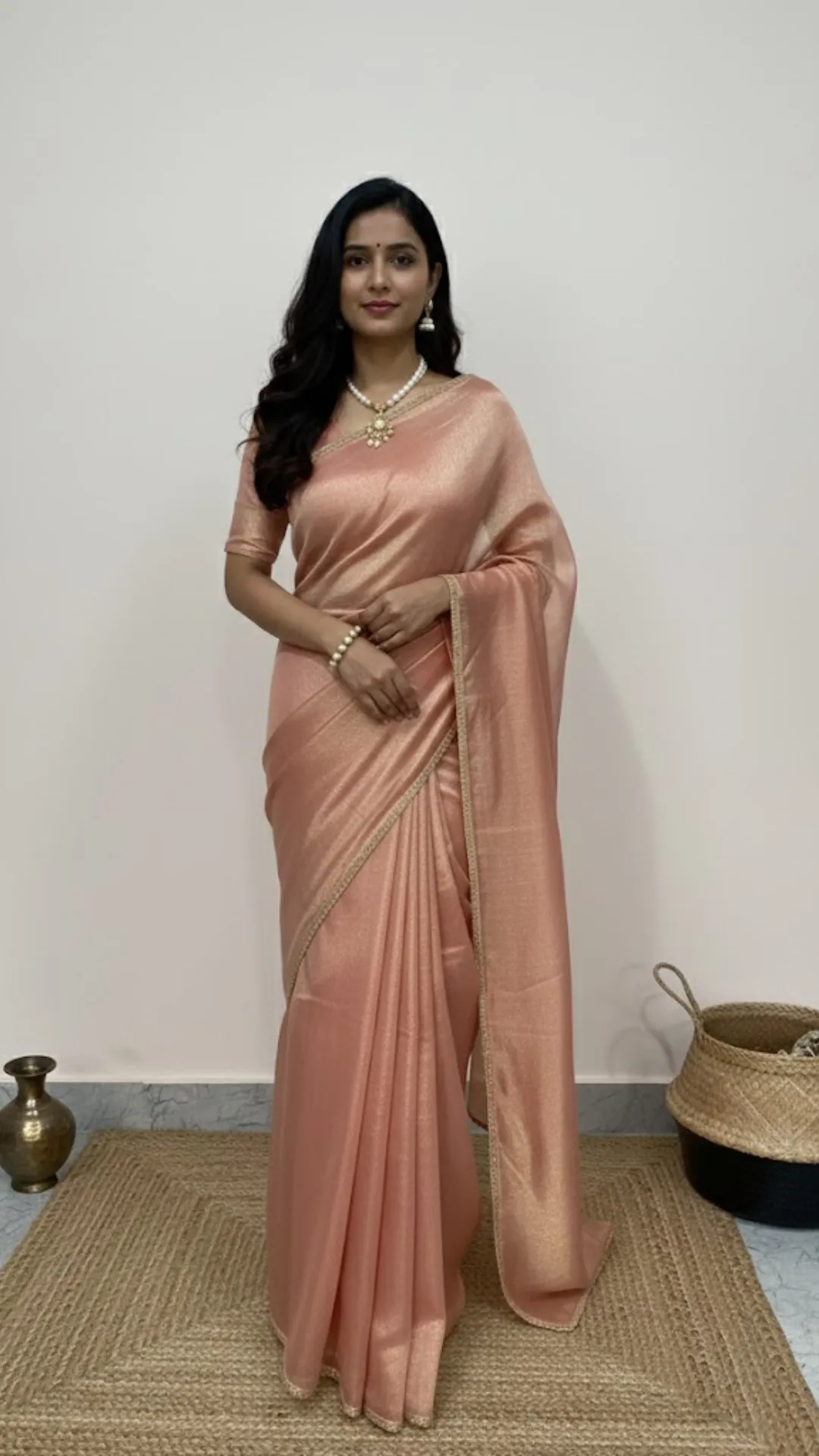 GLASS TISSUE SAREE - TISYA