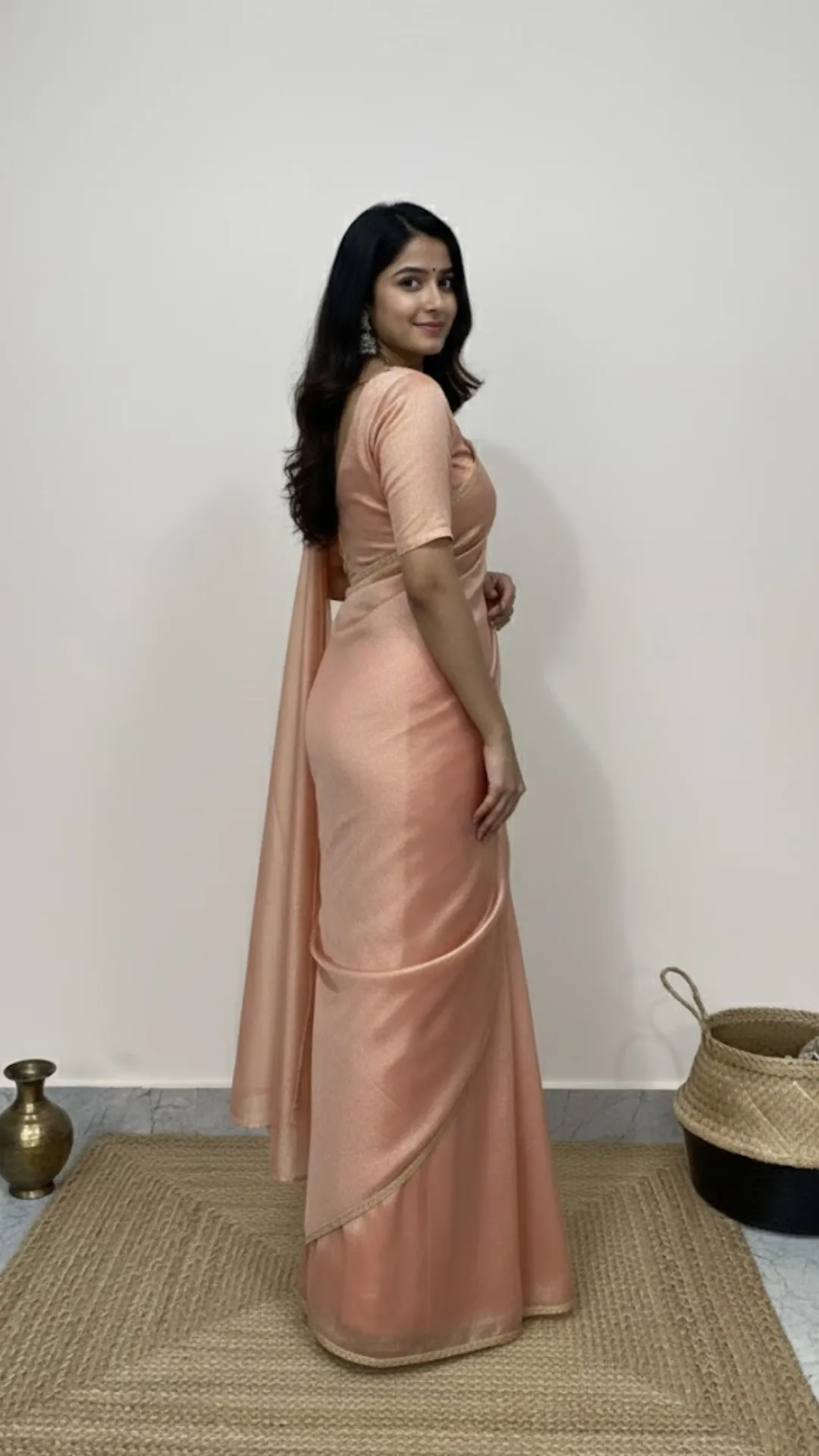 GLASS TISSUE SAREE - TISYA