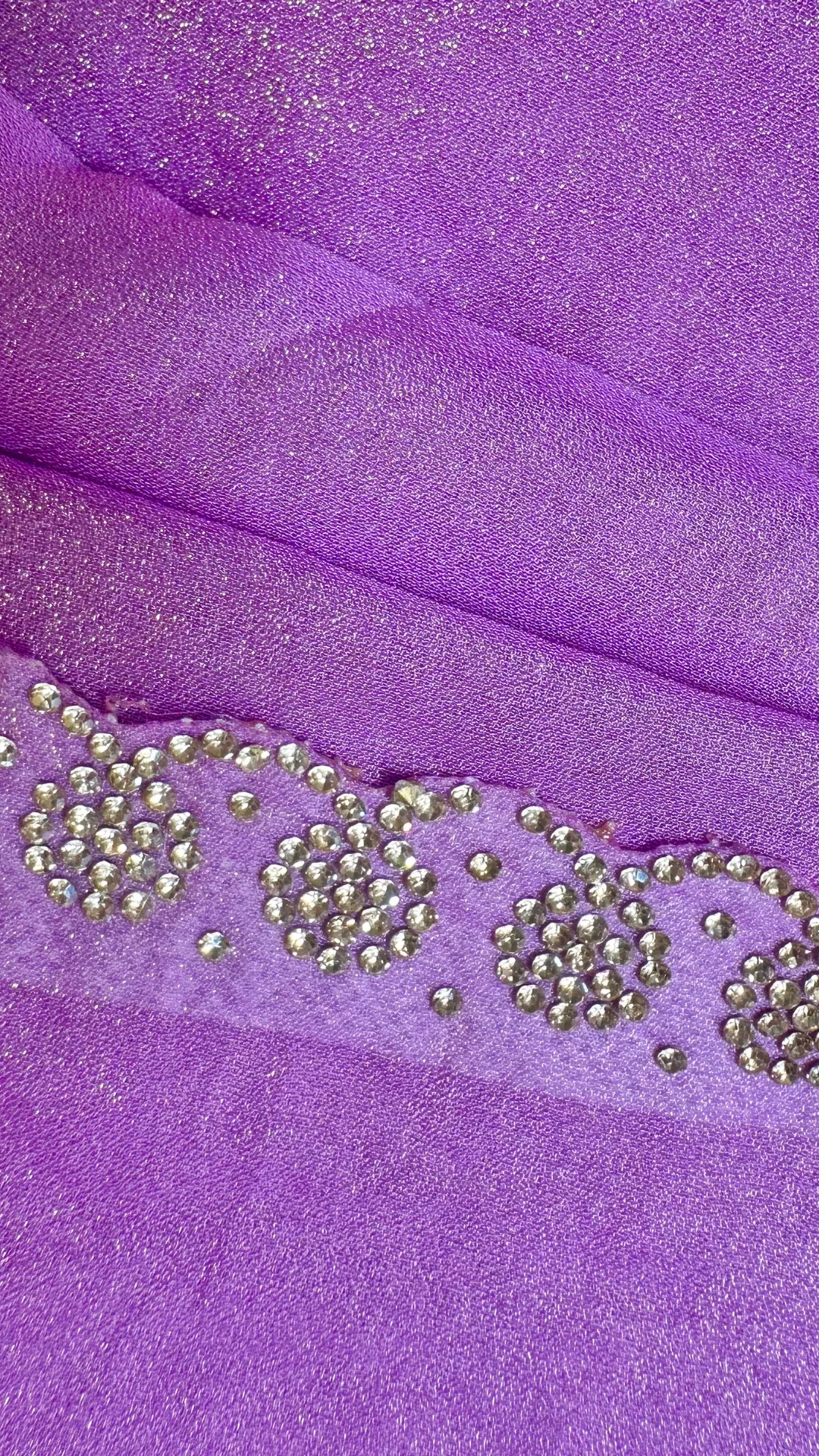 Glass Tissue Saree with Delicate Scallop Border - Multi-Variant