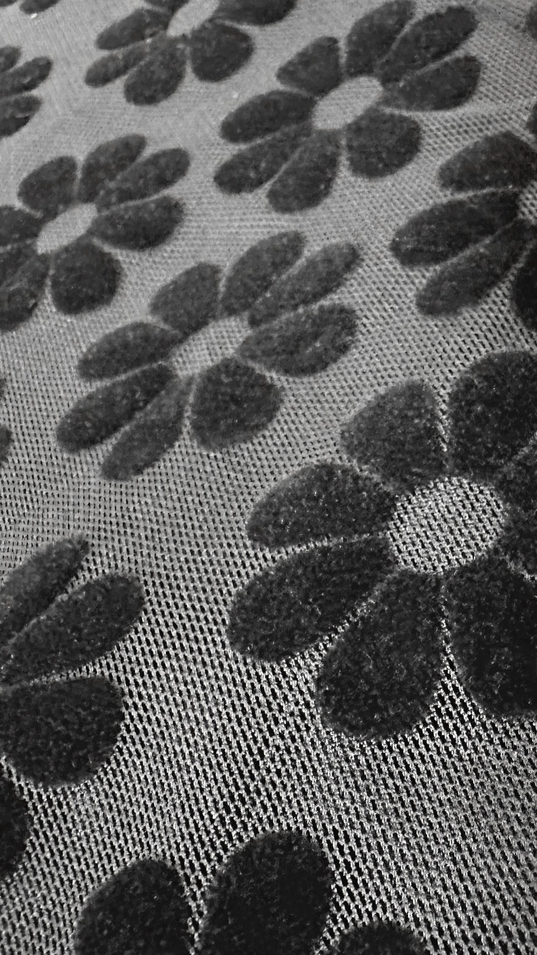 Elegant Black Floral Burnout Midi Slip Dress - Spaghetti Straps