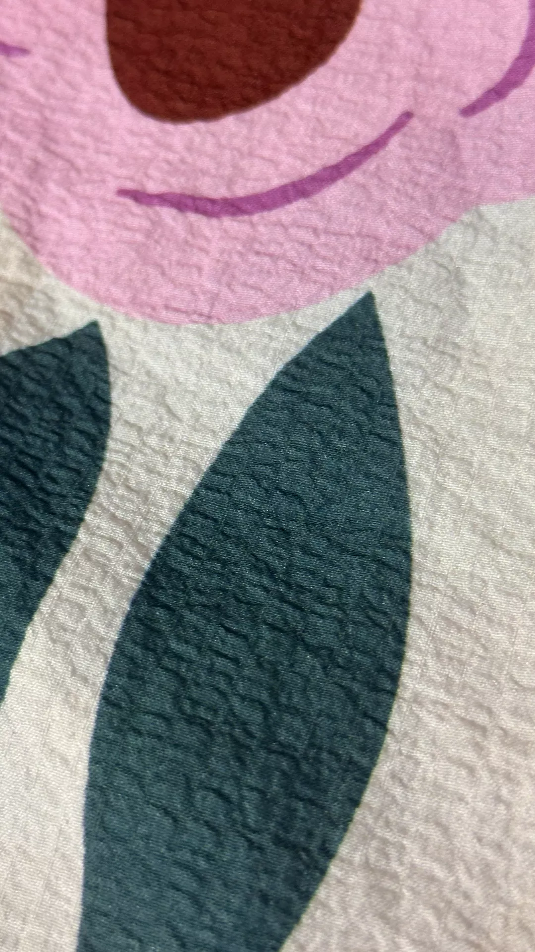 Relaxed Abstract Floral Print Short-Sleeve Shirt - Button-Down Top