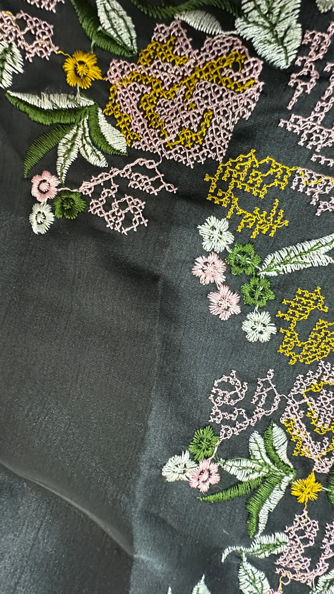 Magenta and Black color fancy tussar silk saree with embroidery cutwork border