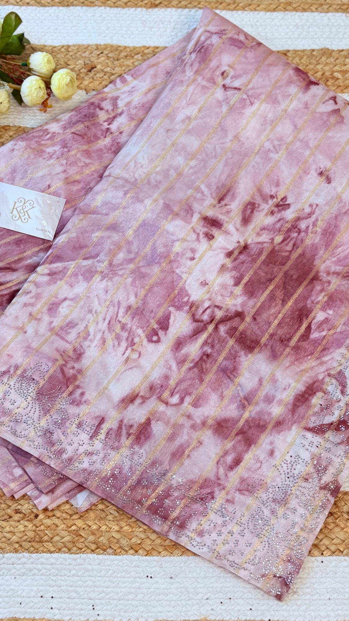 Striped Fancy Saree - NOOR