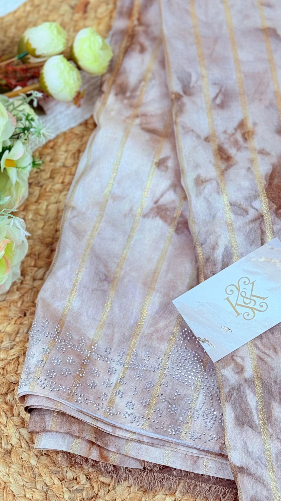 Striped Fancy Saree - NOOR