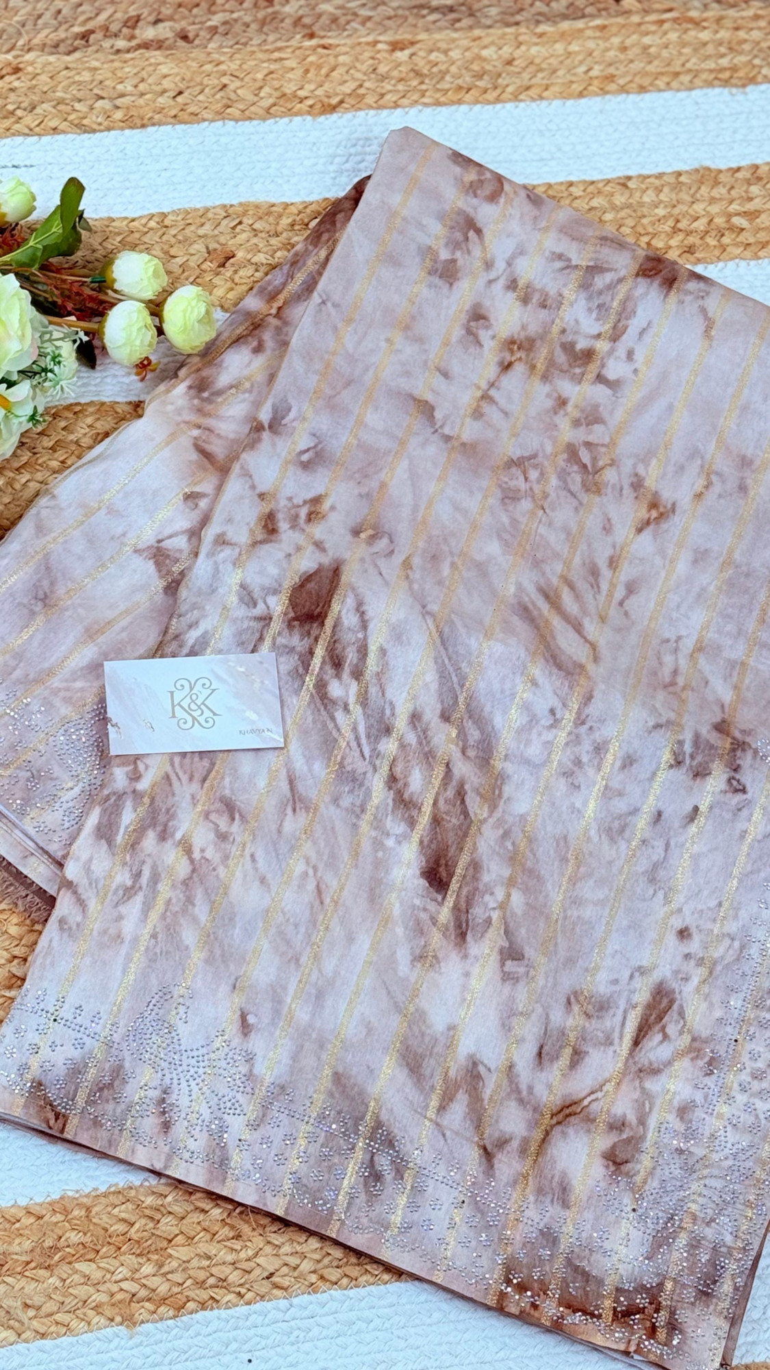 Striped Fancy Saree - NOOR