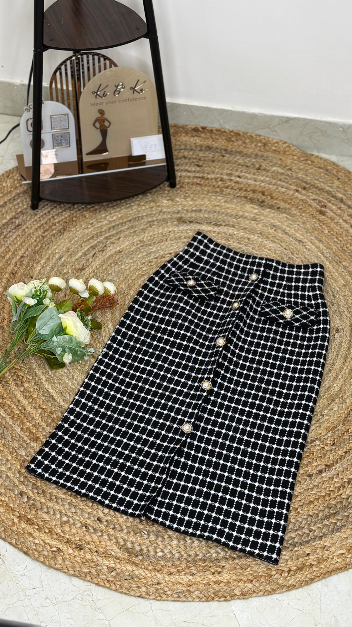 Timeless Tweed Skirt