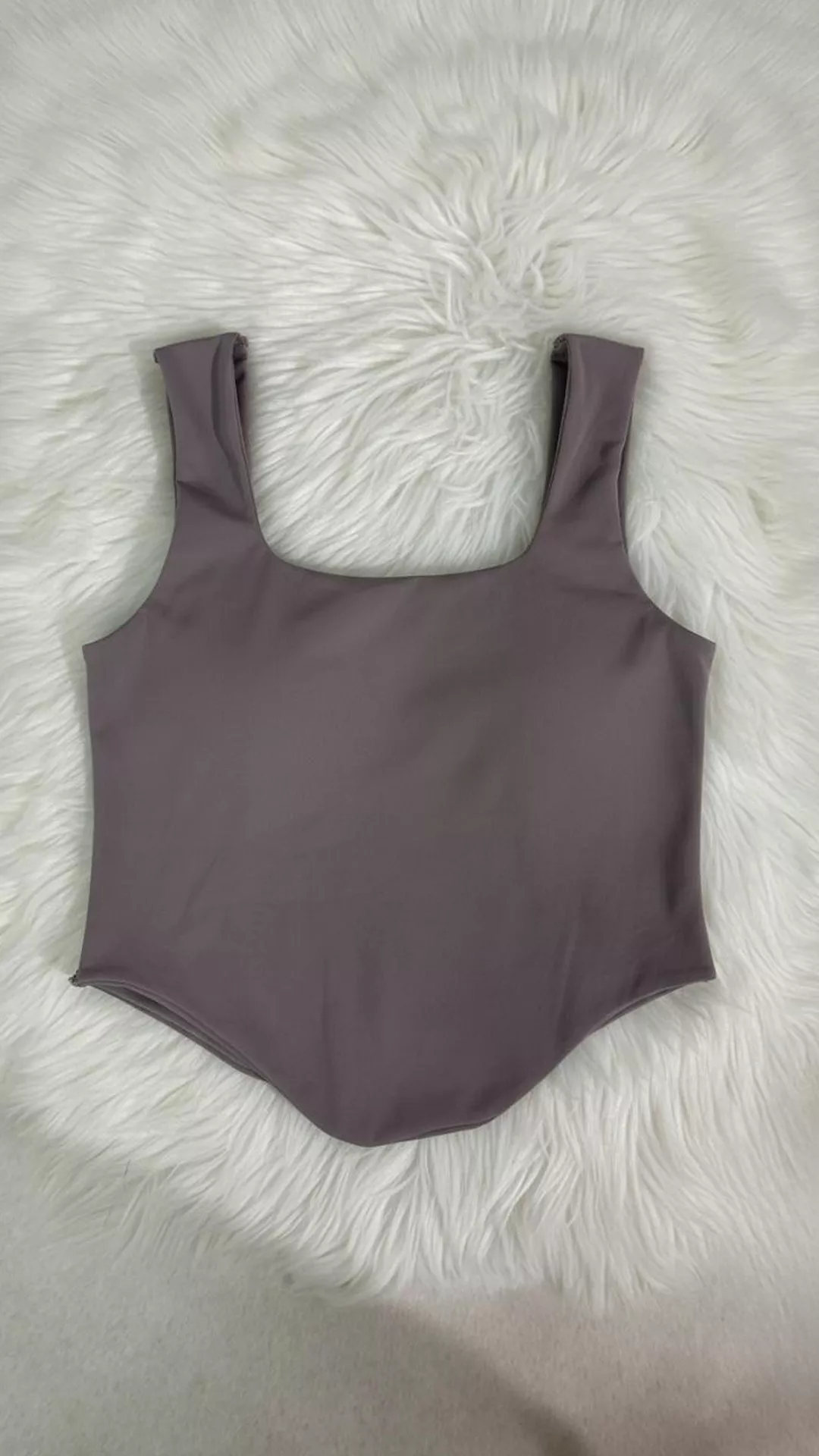 Modern Draped Shoulder Bodysuit - Cut-Out Side One-Piece