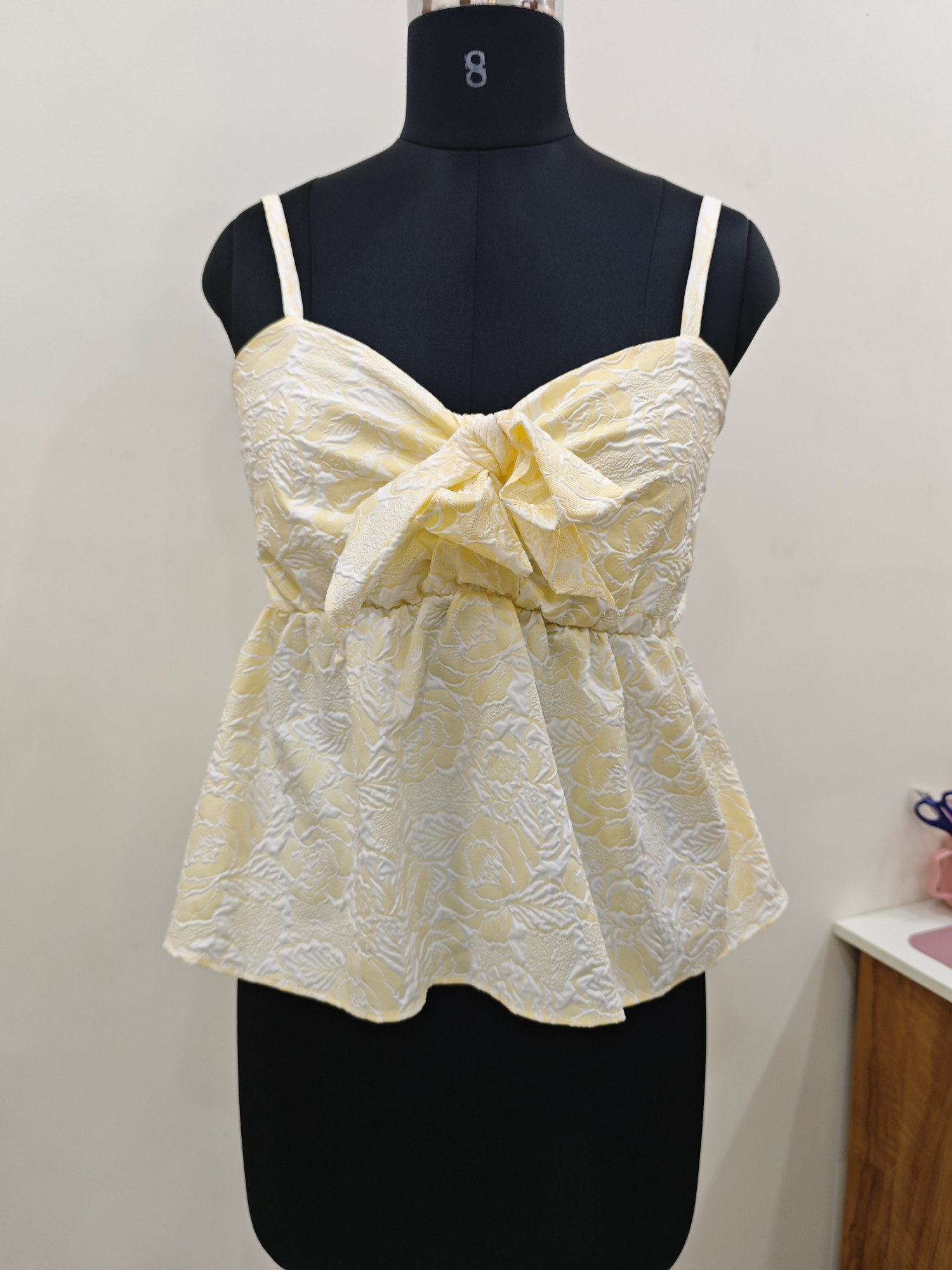 Bloom Tie-Front Peplum Top