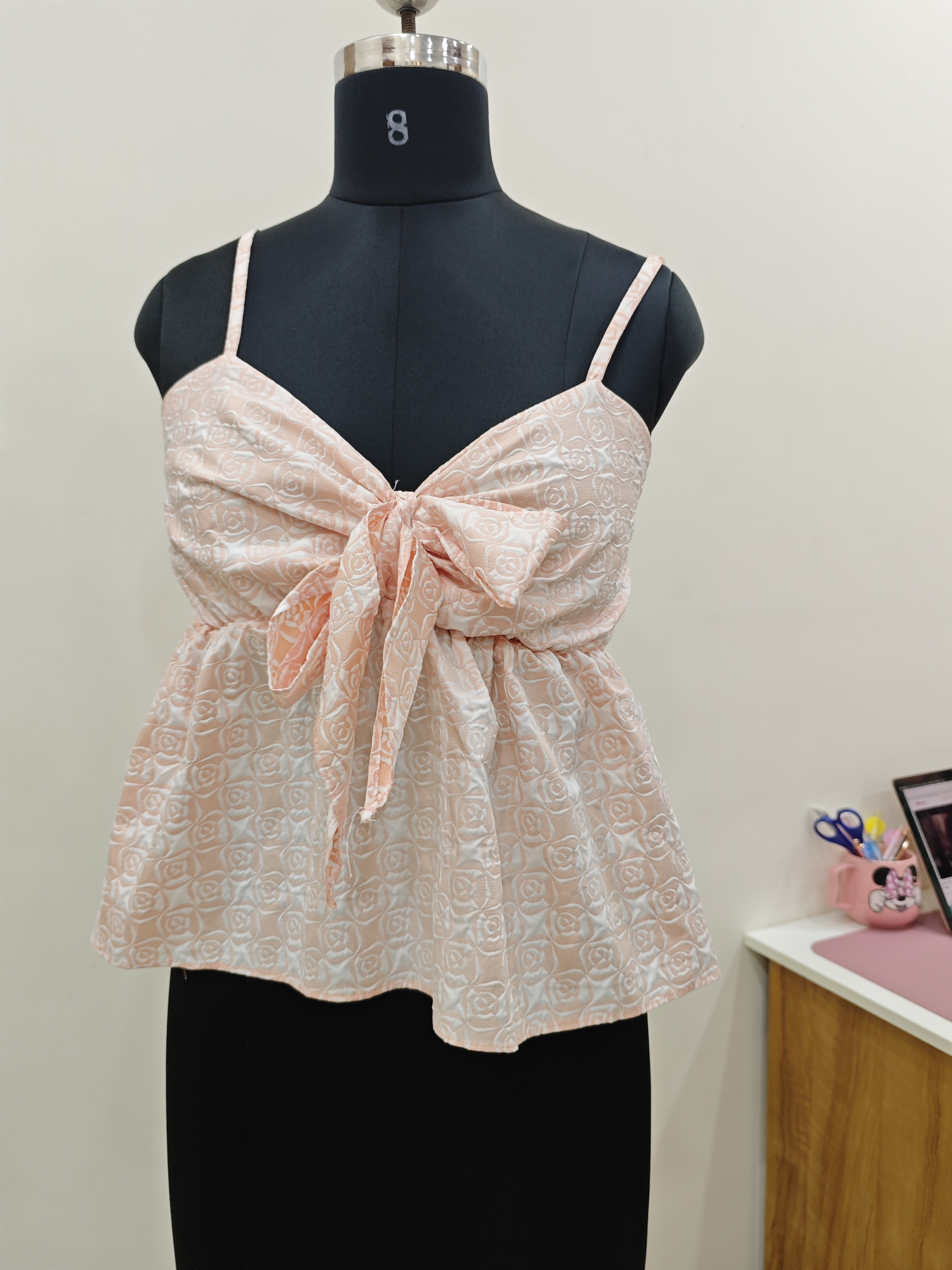 Bloom Tie-Front Peplum Top