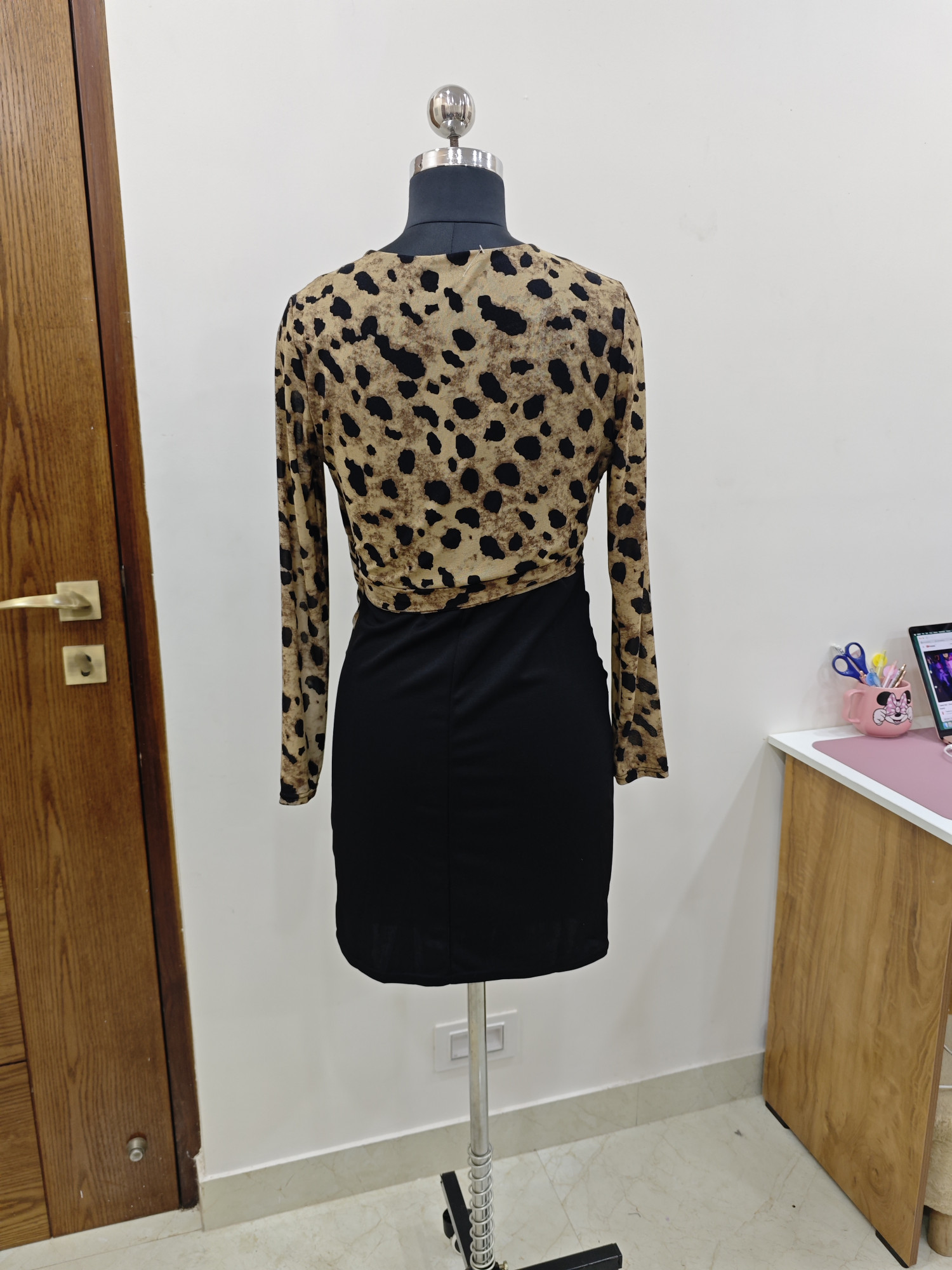 Wild Muse Leopard Wrap Dress