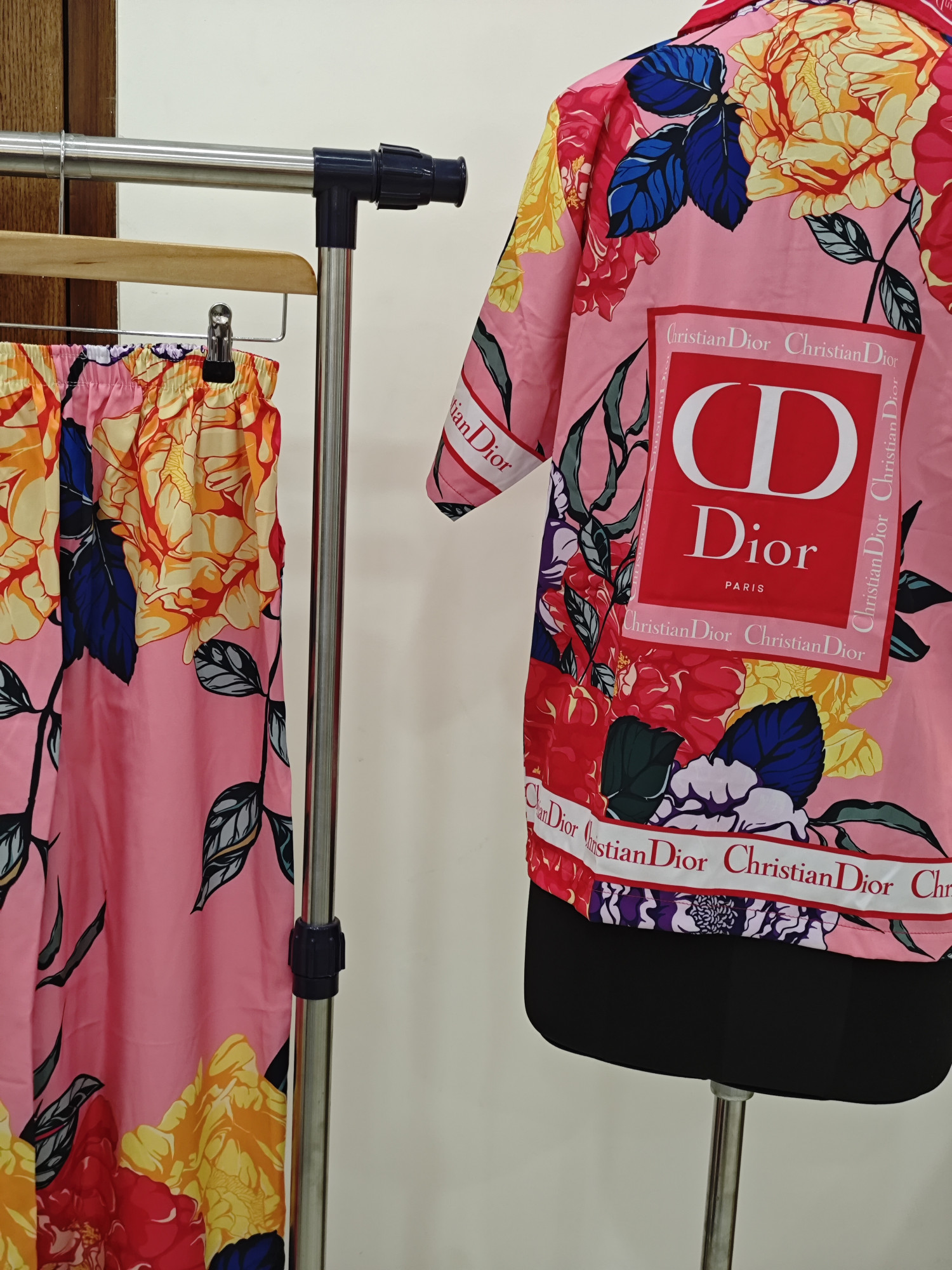 Flamingo Bloom Luxe Co-Ord Set