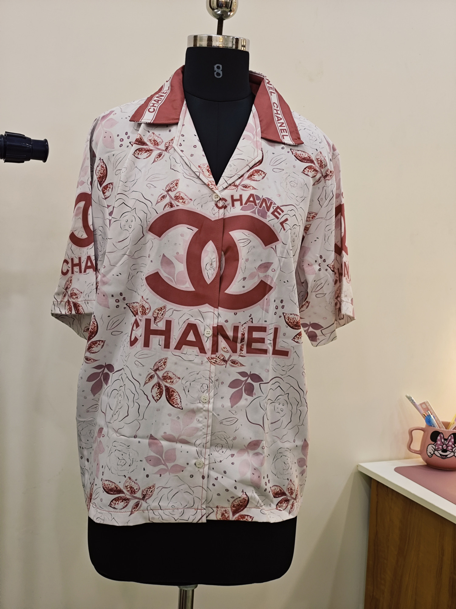 Blush Luxe Monogram Floral Co-ord Night Set