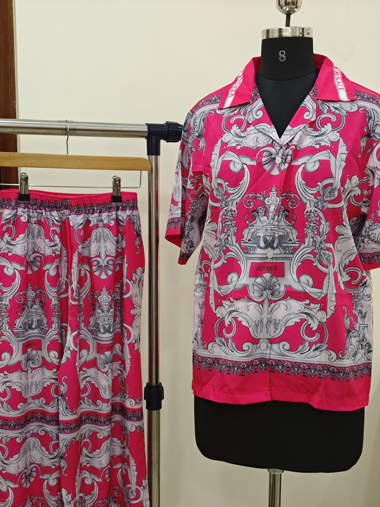 Scarlet Baroque Luxe Co-Ord Set