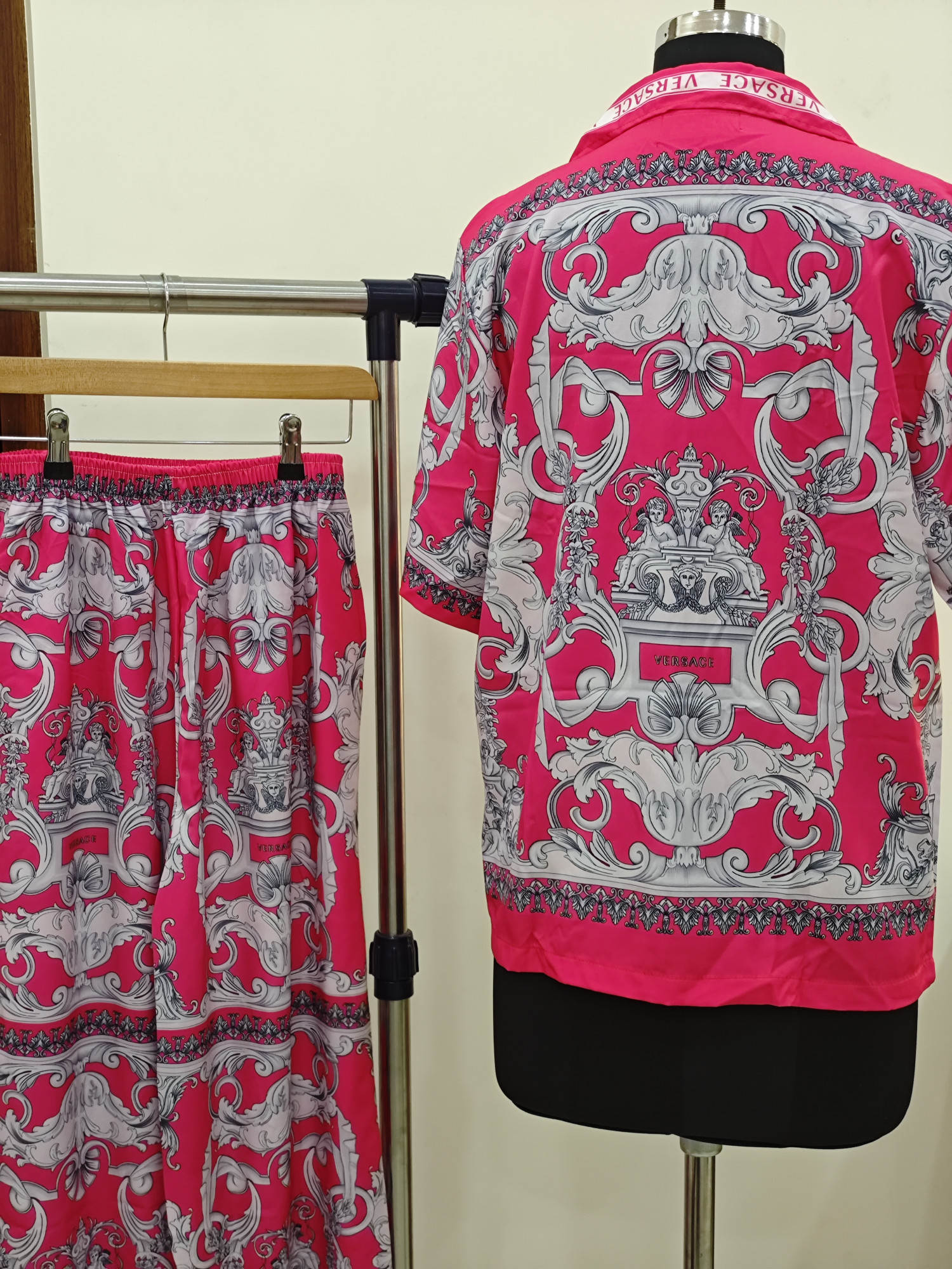 Scarlet Baroque Luxe Co-Ord Set