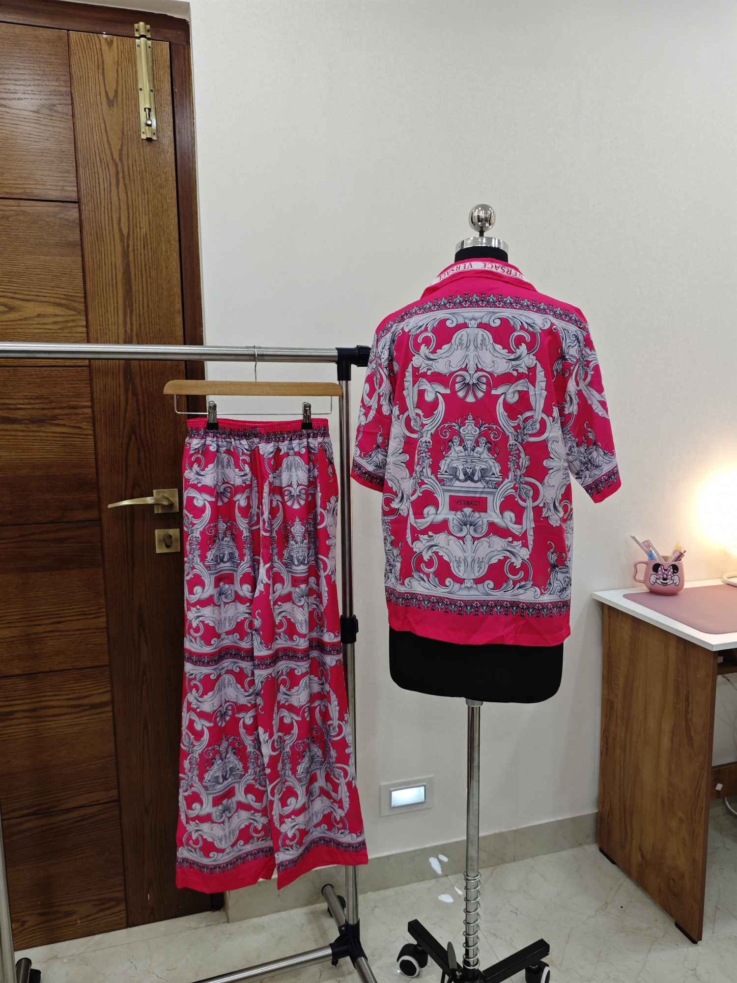 Scarlet Baroque Luxe Co-Ord Set