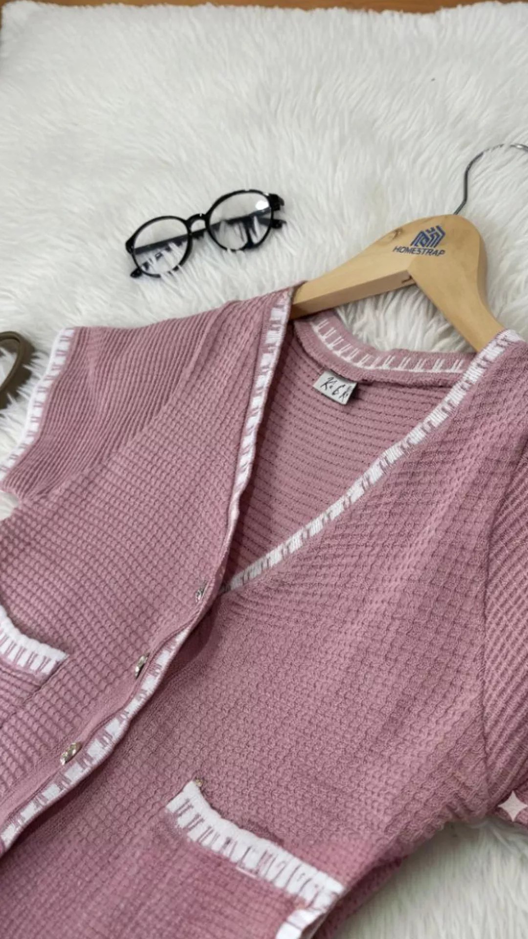 Trendy Pastel Pink Abstract Co-ord Set for Women - Effortless Style