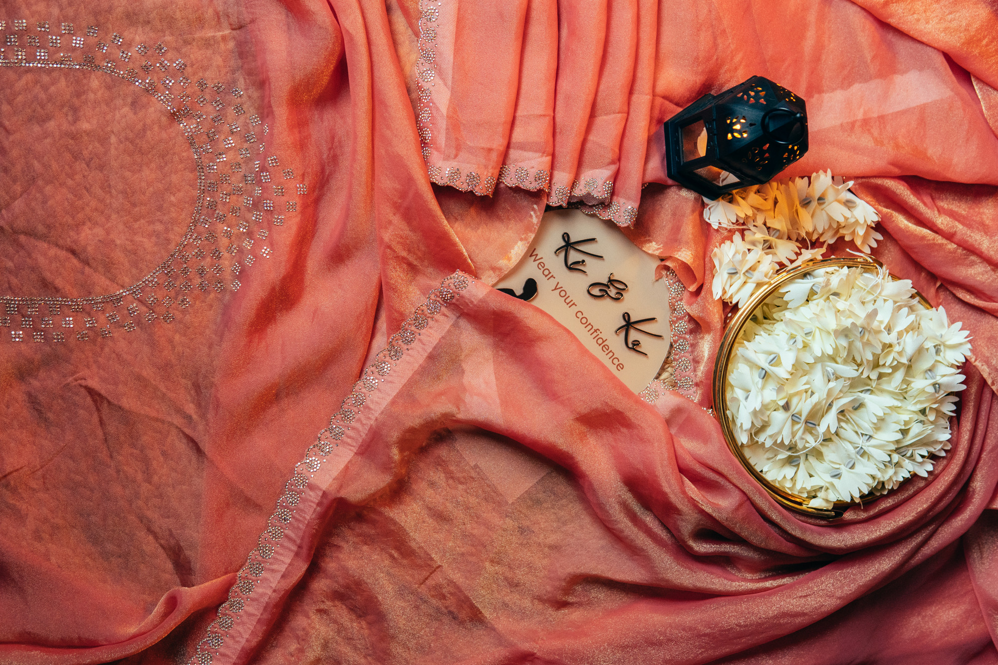 Coral Space Silk Saree