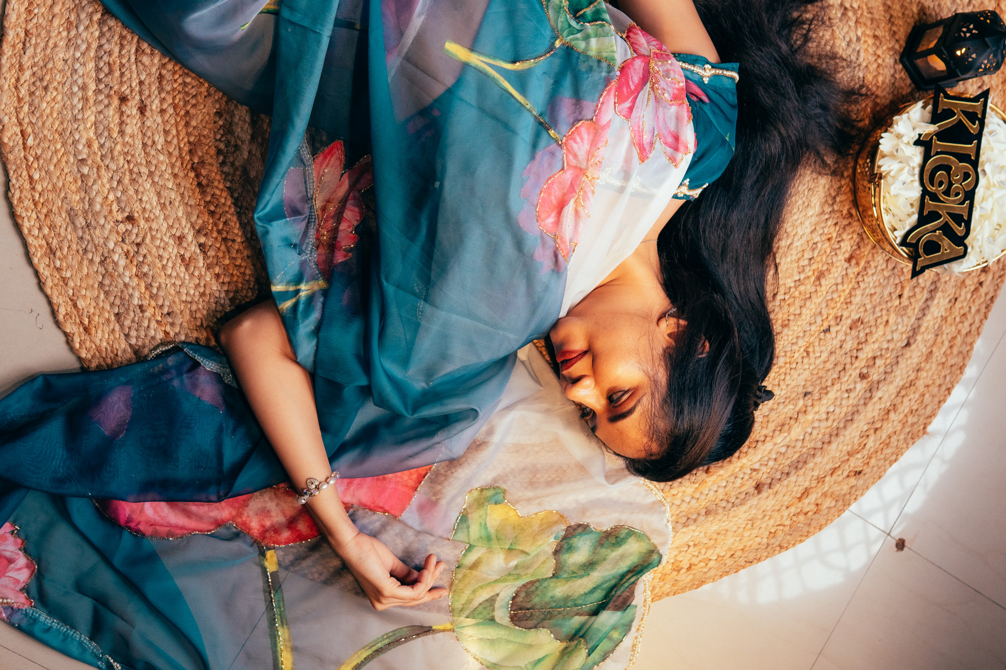 Lotus Whisper Organza silk saree