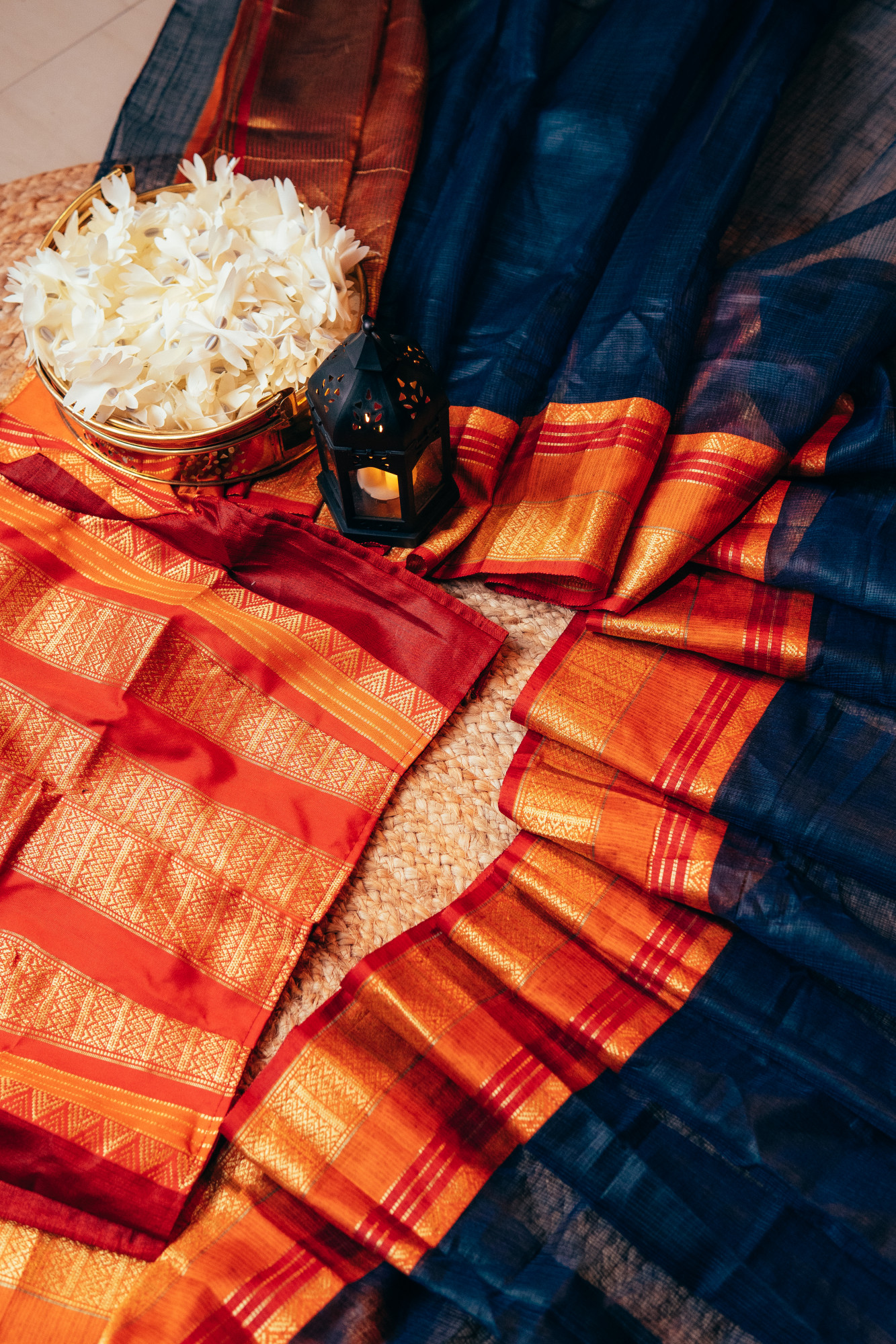 Classic Blue Kota Doriya Saree