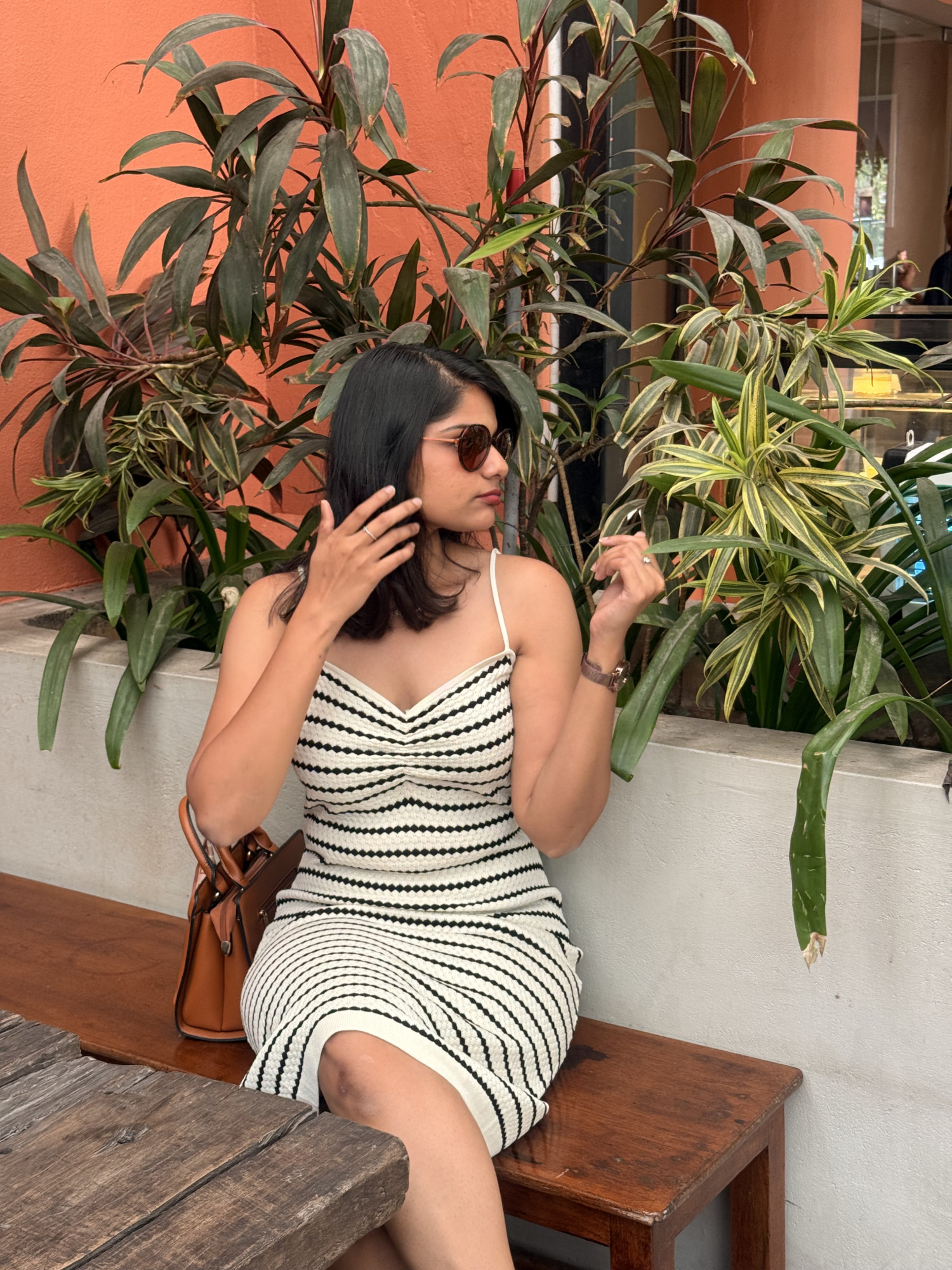 Striped Knit Dress
