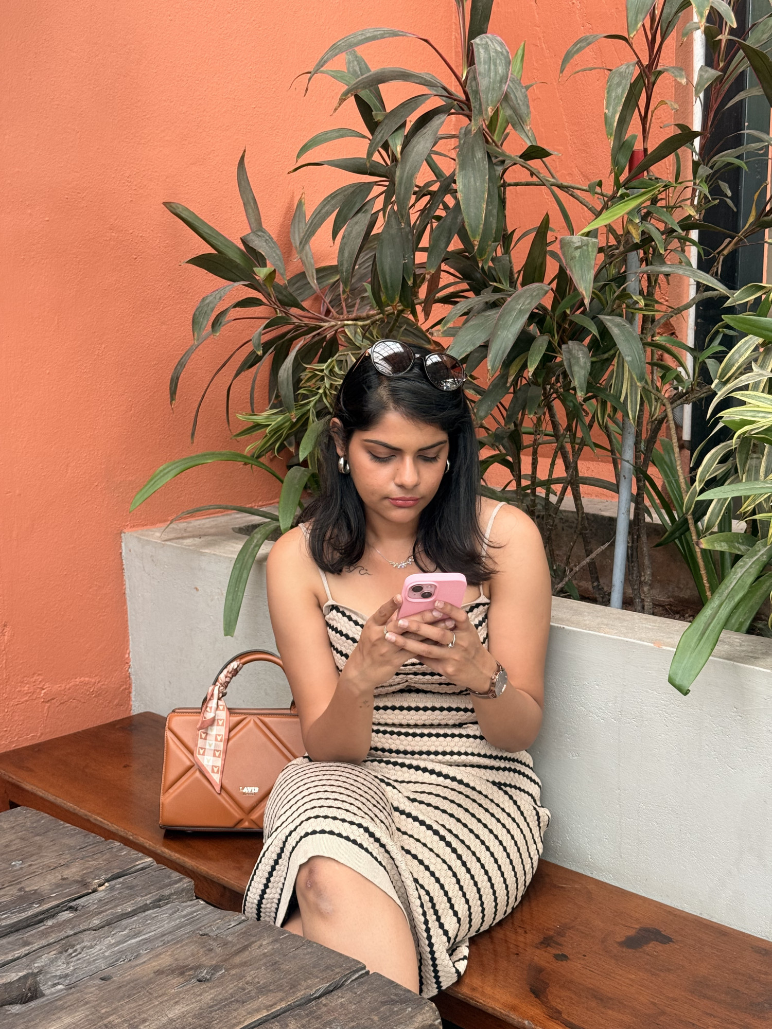 Striped Knit Dress