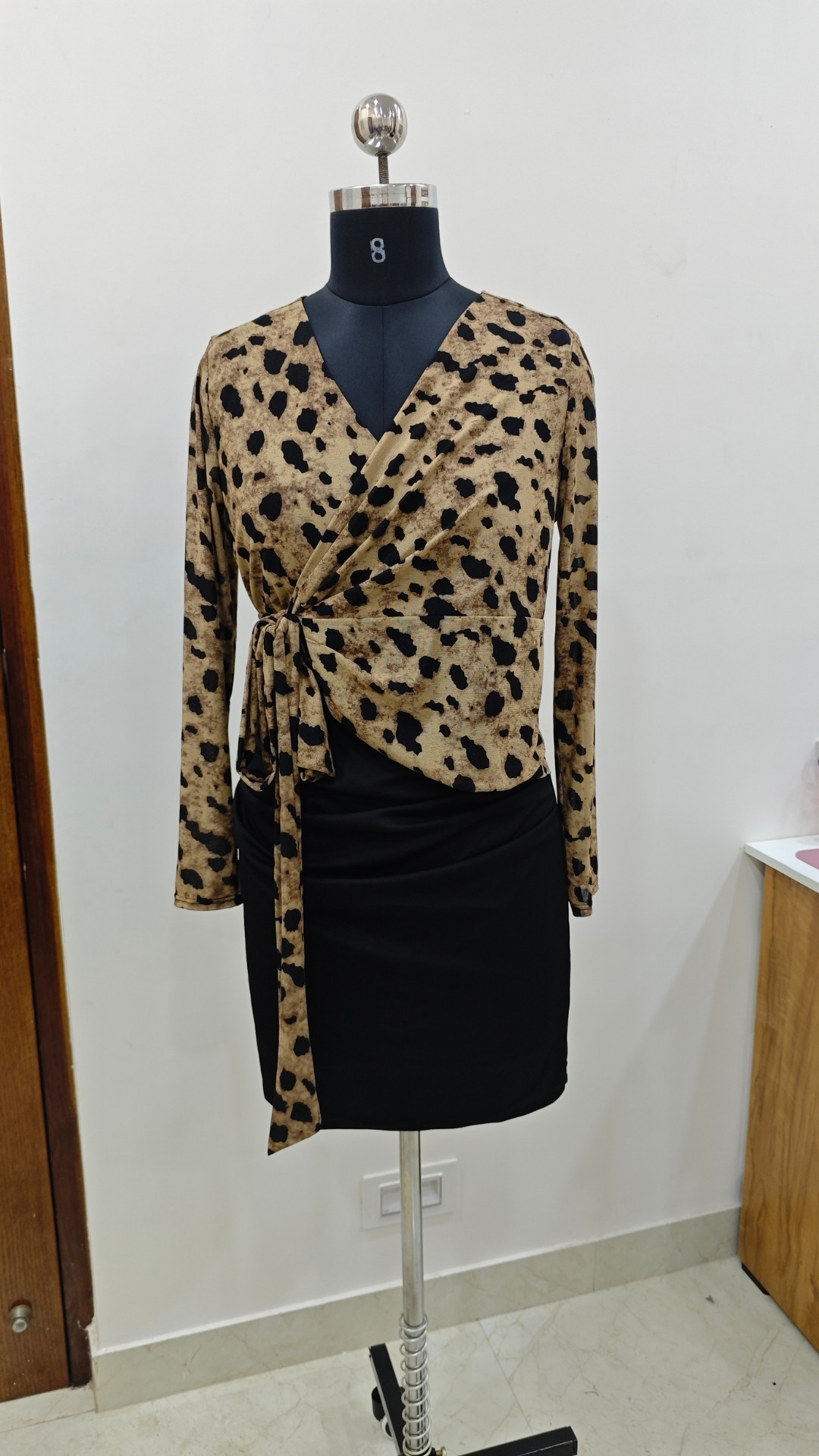 Wild Muse Leopard Wrap Dress