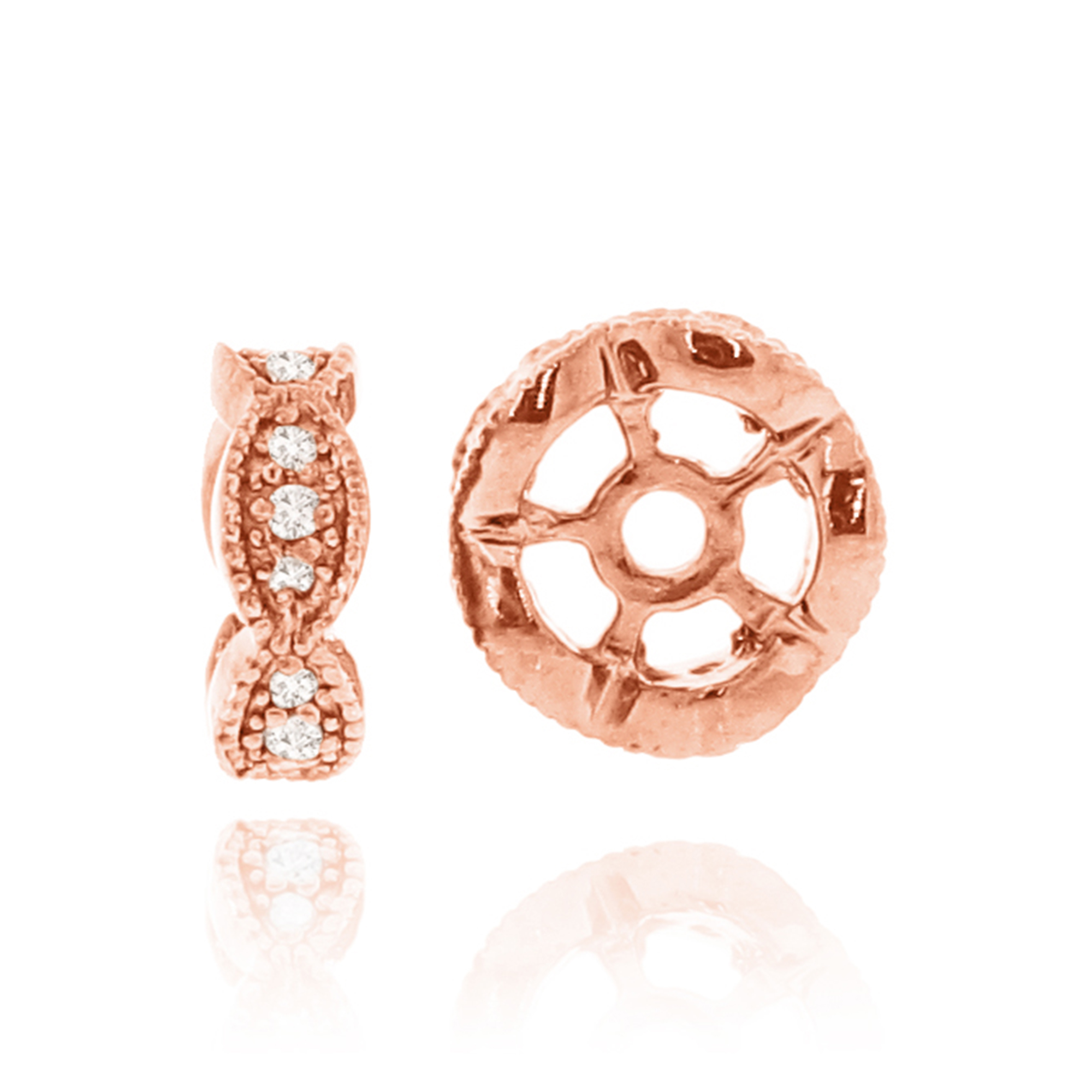 Rose Gold Diamond Rondelle
