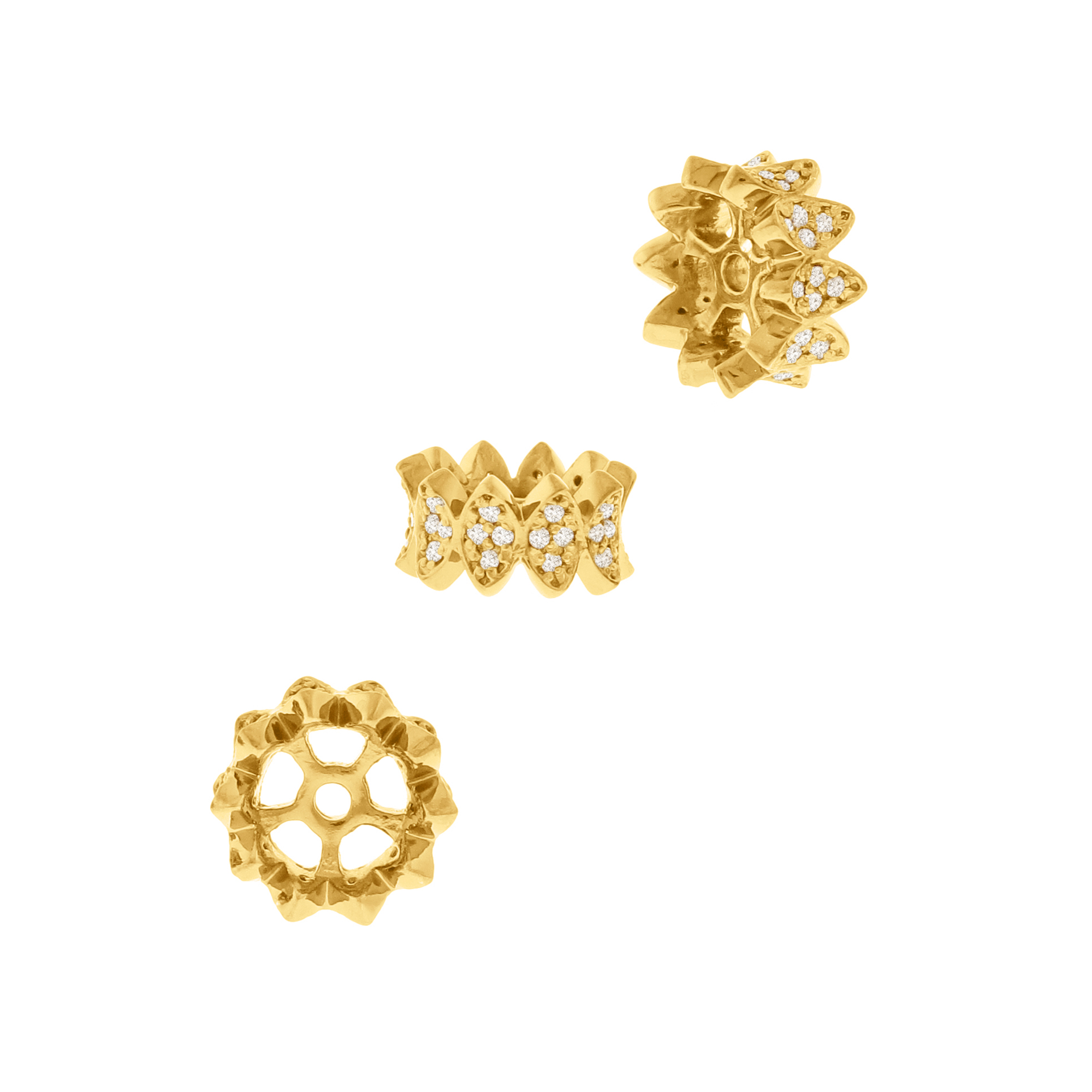 Yellow Gold Diamond Rondelle