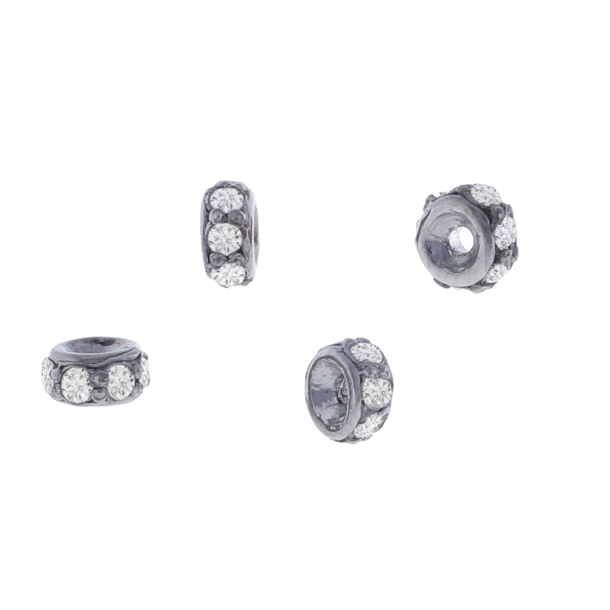 Sterling Silver Single line small Rondelle