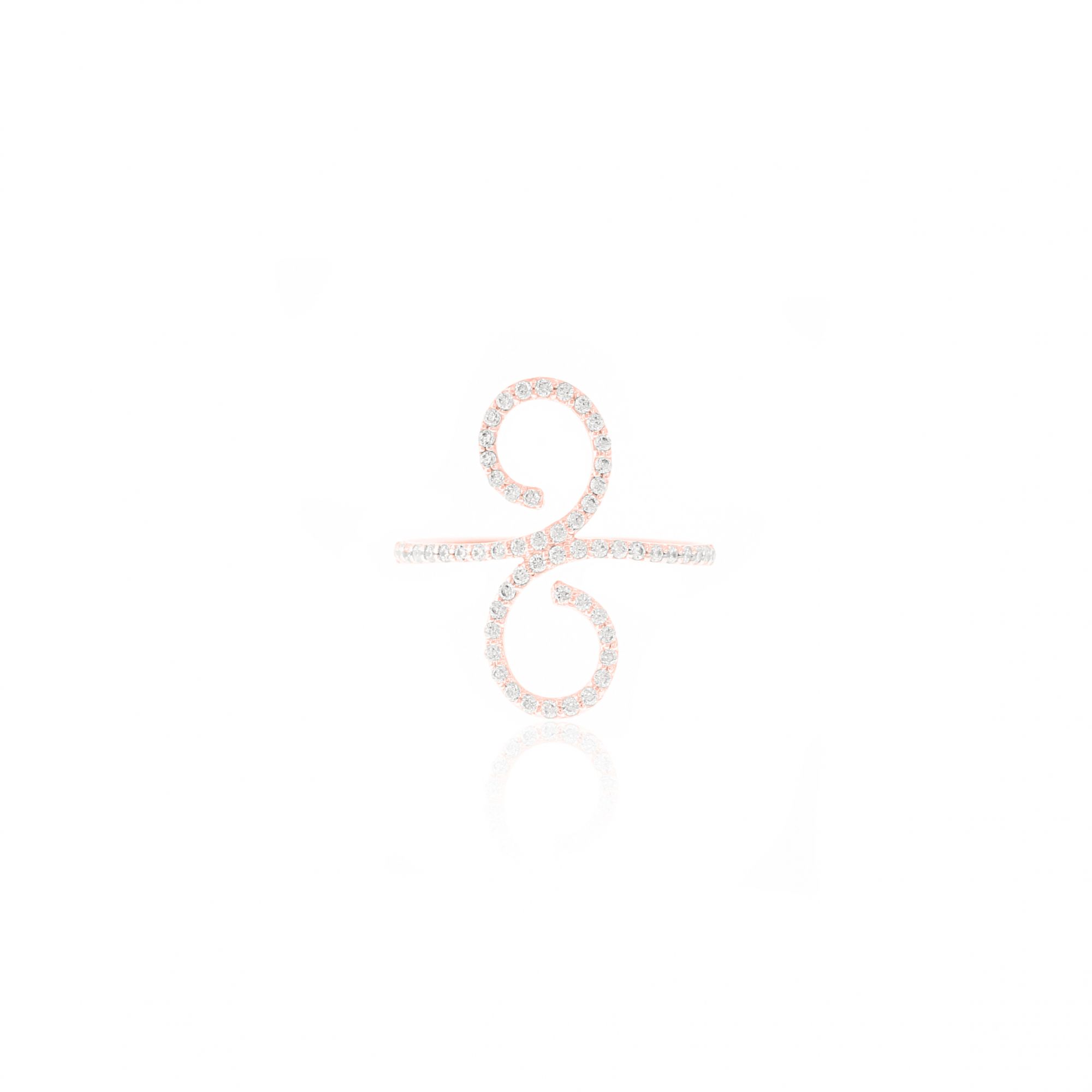 Sterling Silver Infinity Diamond Classic Ring
