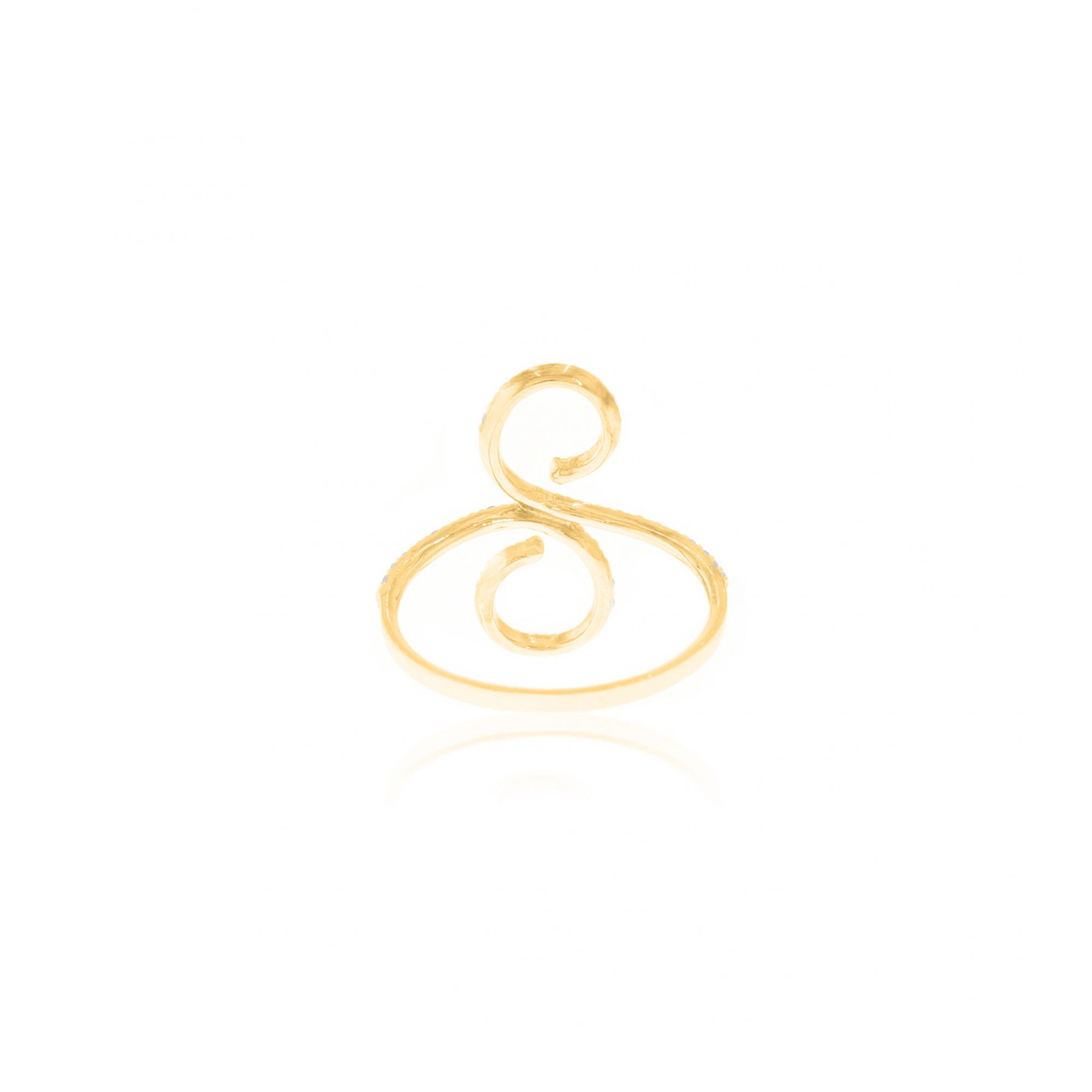 Sterling Silver Infinity Diamond Classic Ring