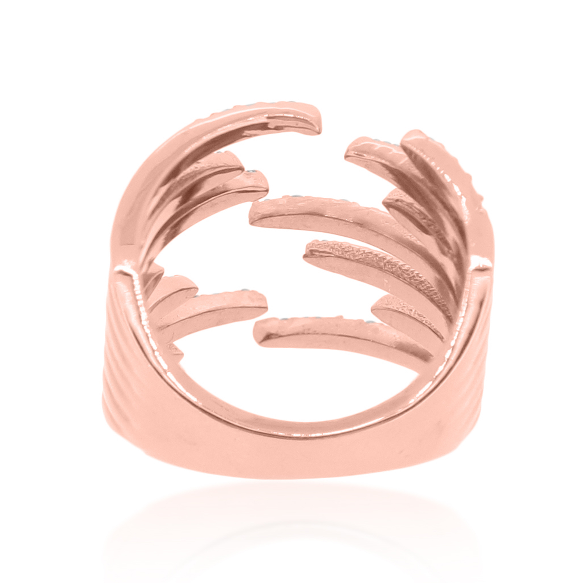 Sterling Silver Gap Diamond Ring