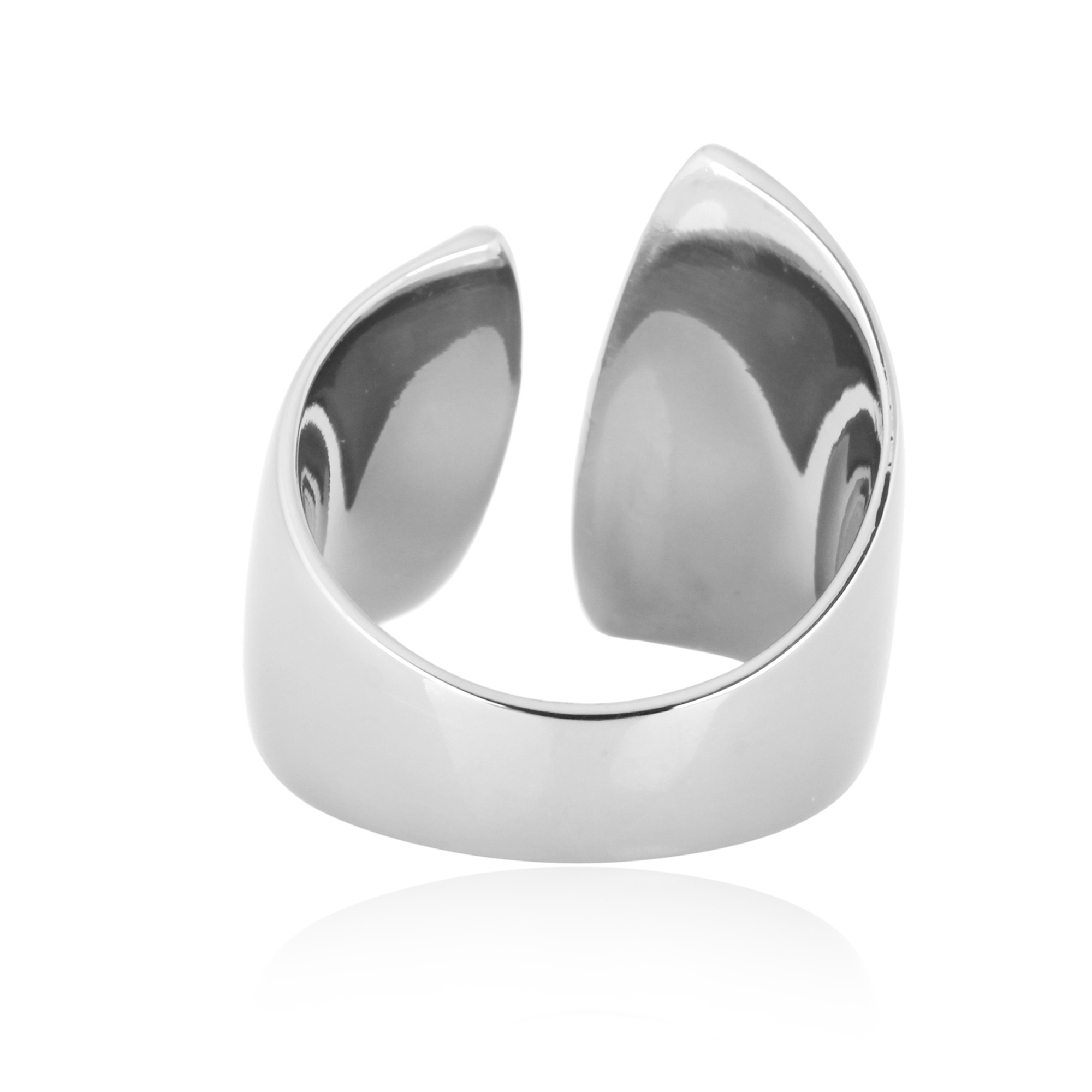 Sterling Silver Gap Diamond Ring