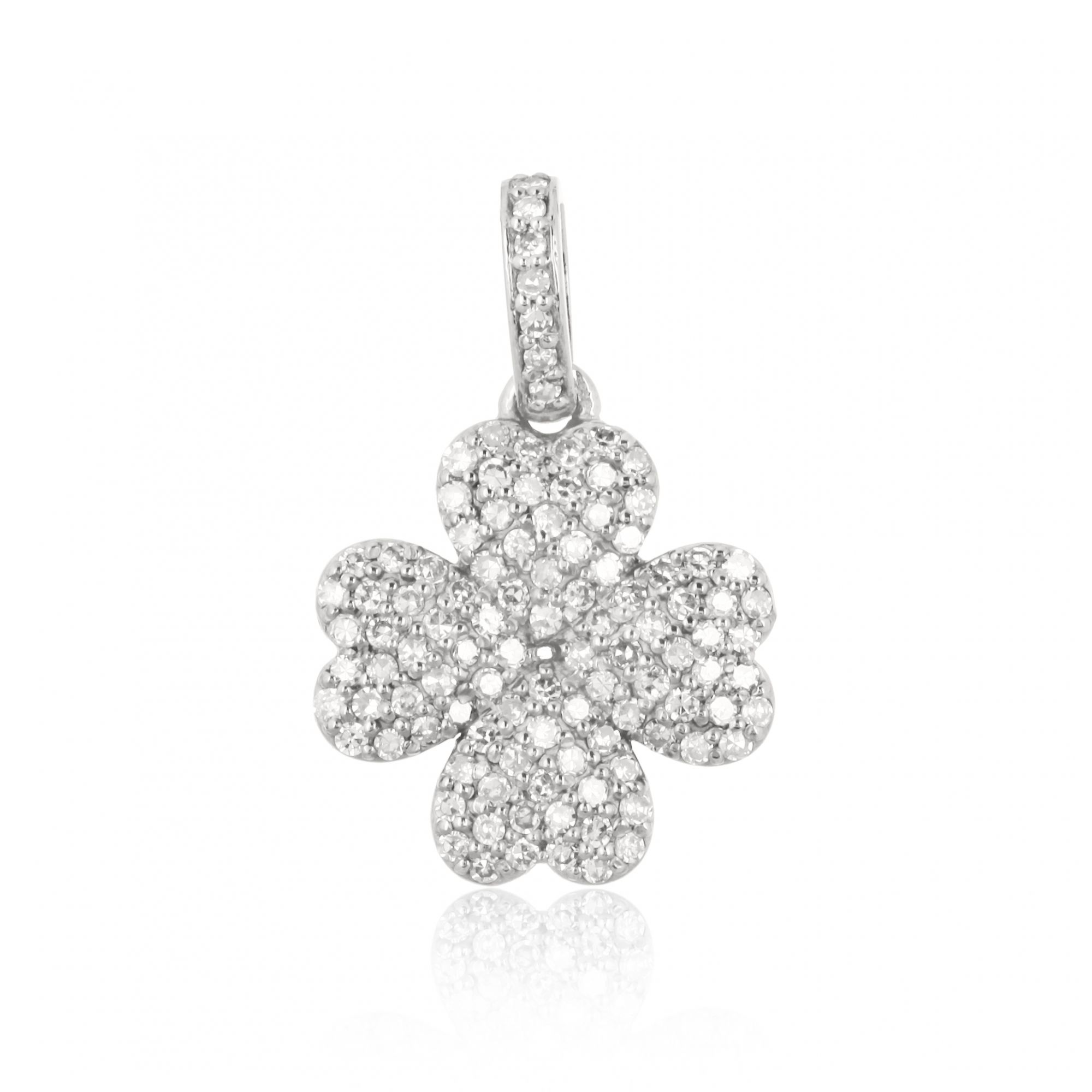 Sterling Silver Flower Pendant