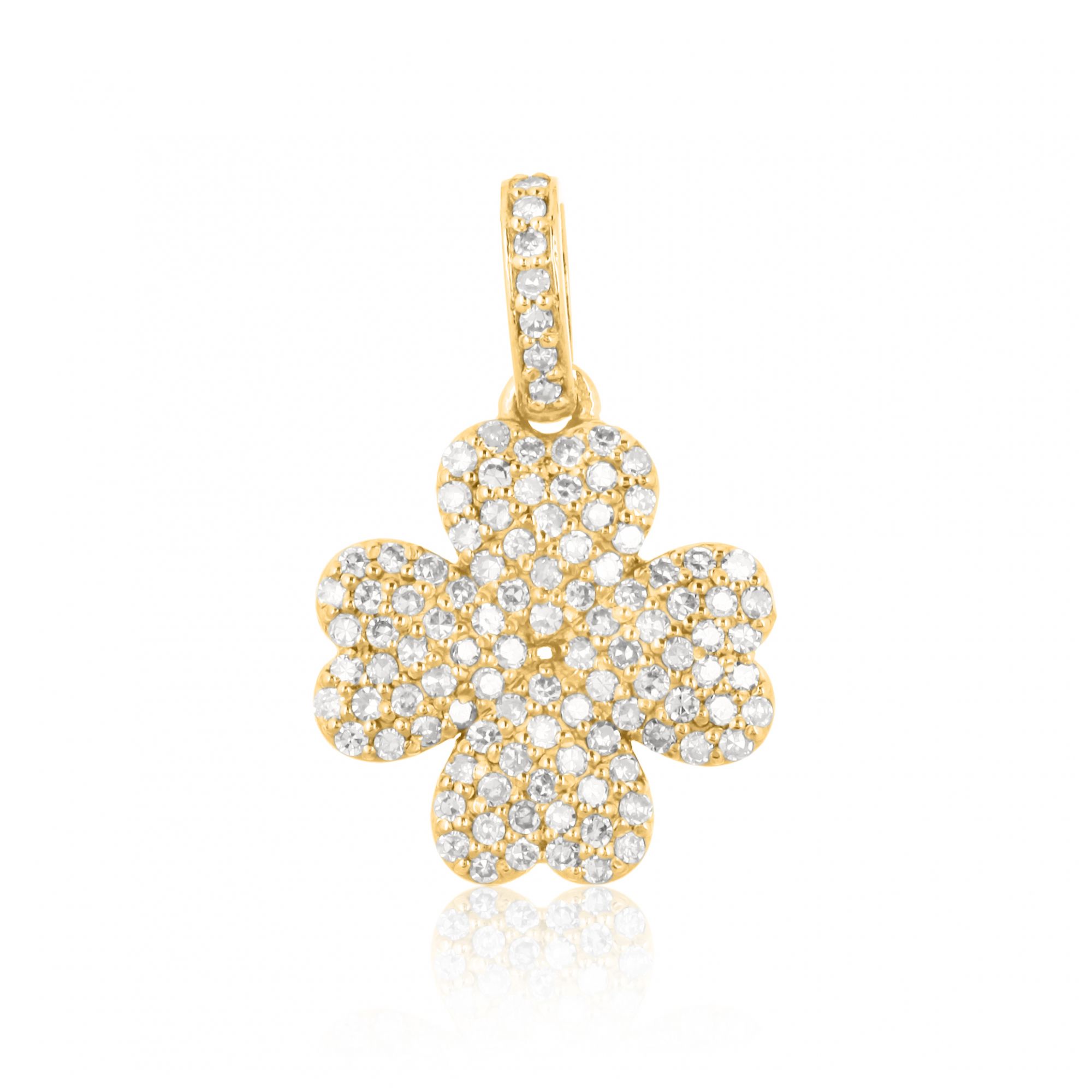 Sterling Silver Flower Pendant