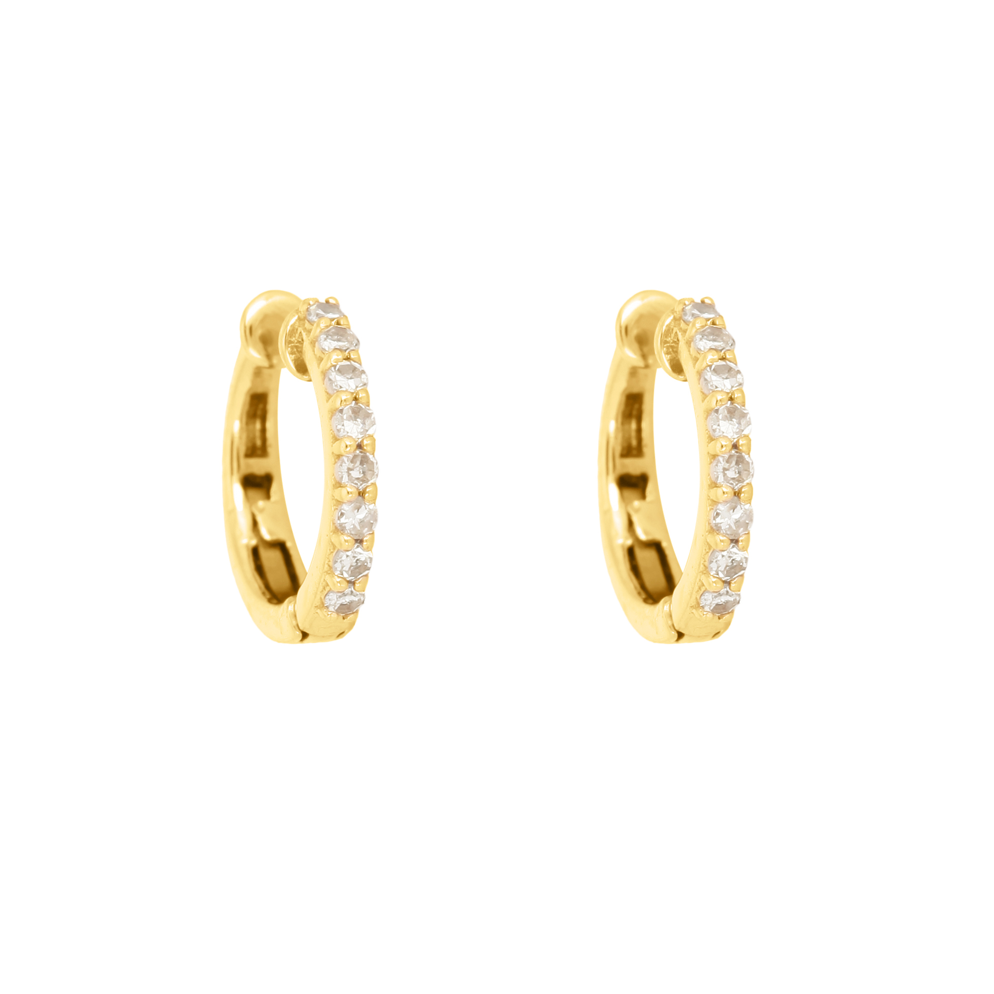 Yellow Gold Diamond Ear Cuffs