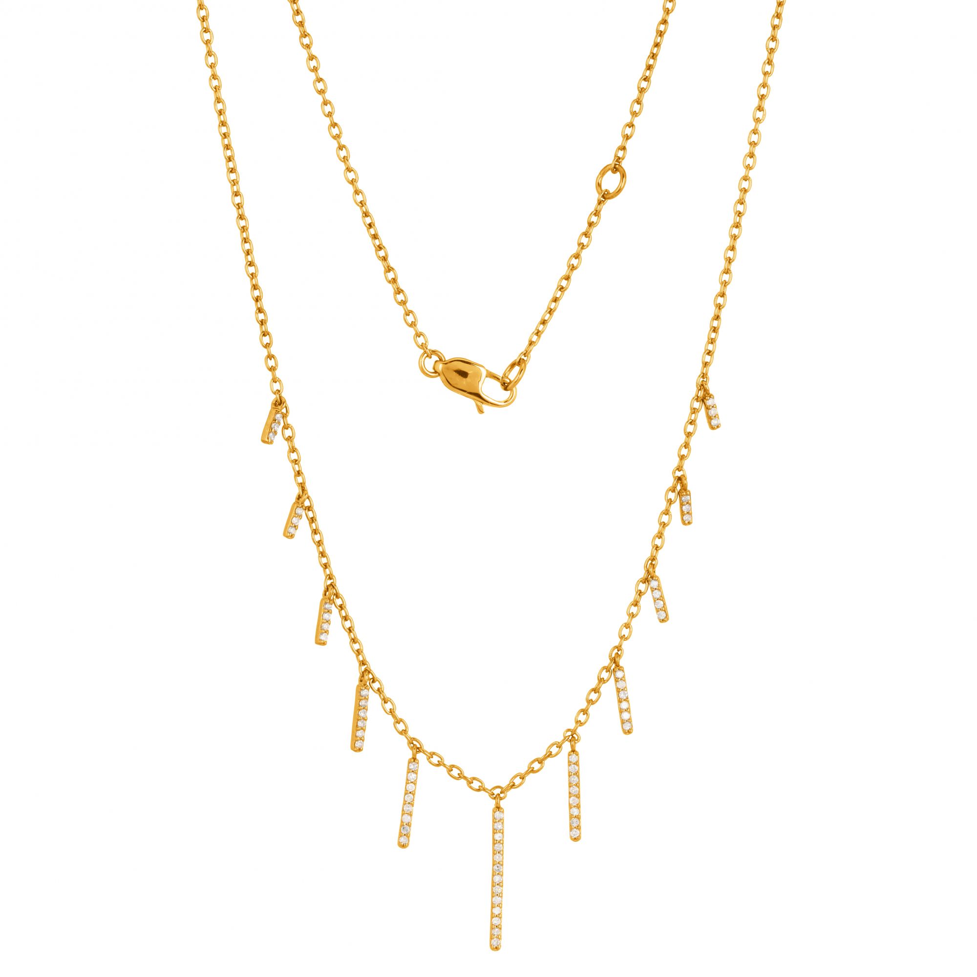 Yellow Gold Classic Charm Necklace