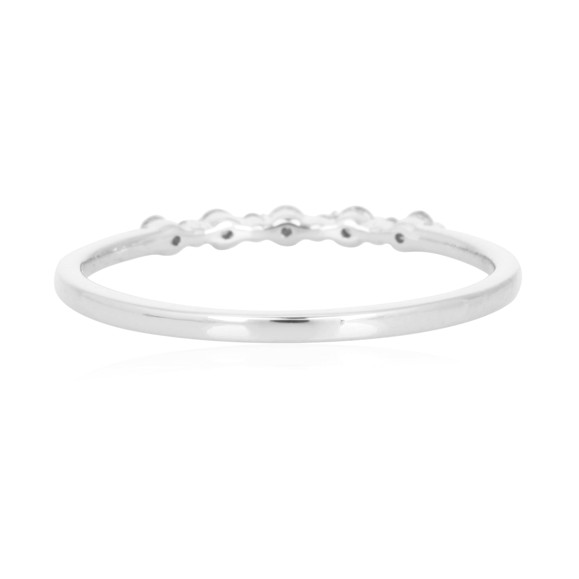 White Gold Diamond Band Ring