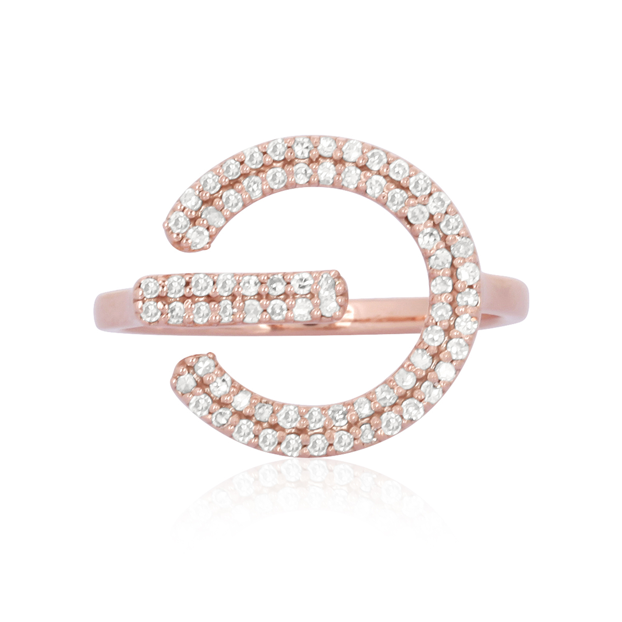 Rose Gold Classic G Diamond Ring