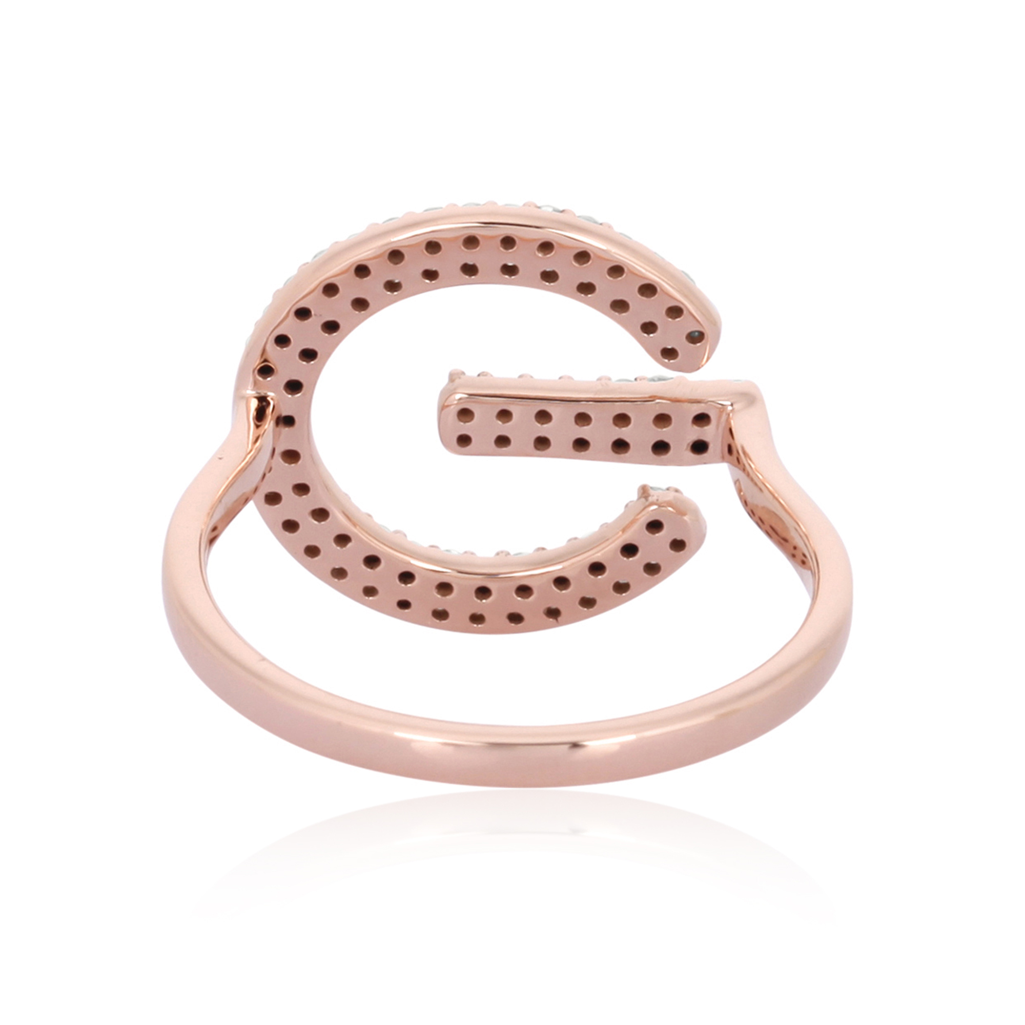 Rose Gold Classic G Diamond Ring