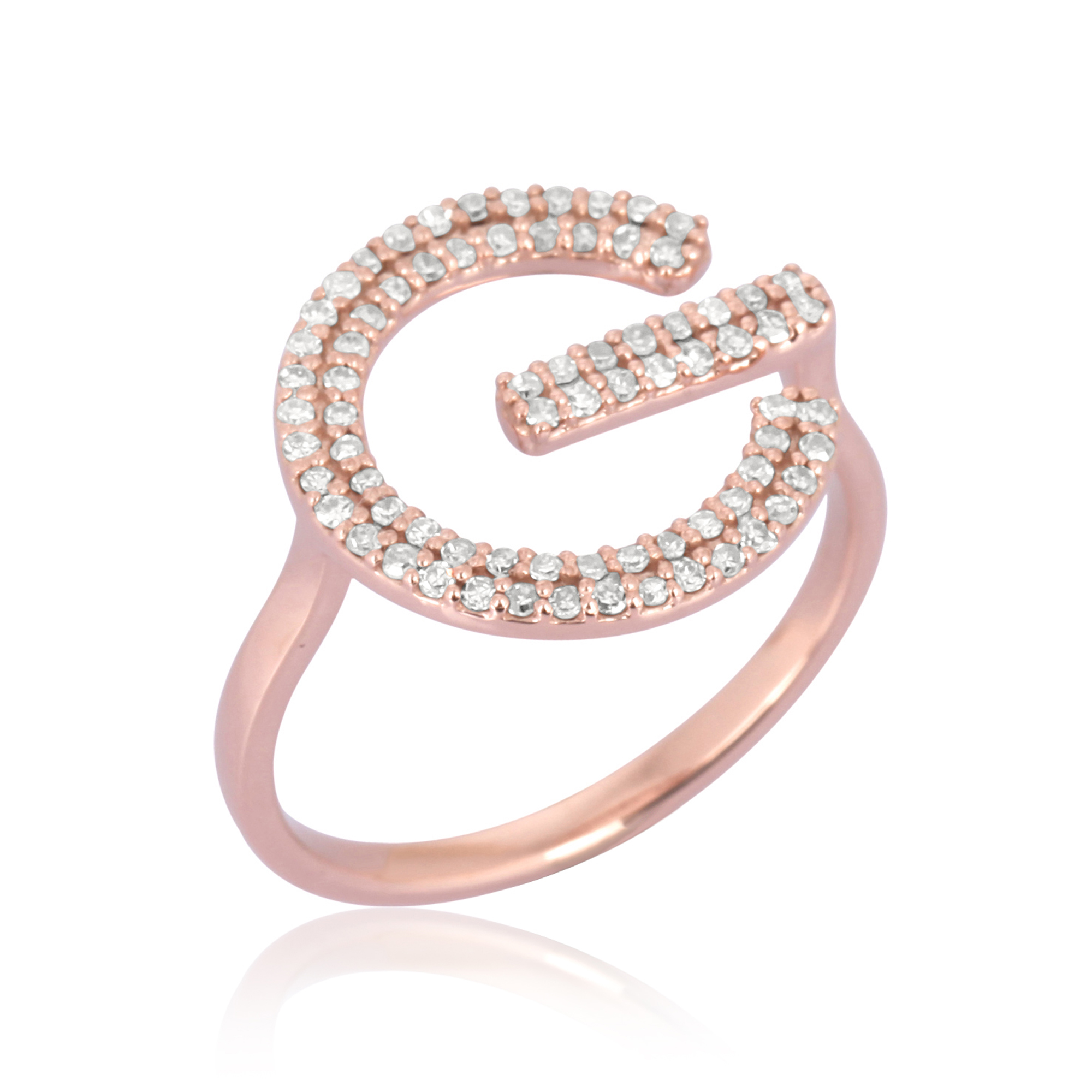 Rose Gold Classic G Diamond Ring