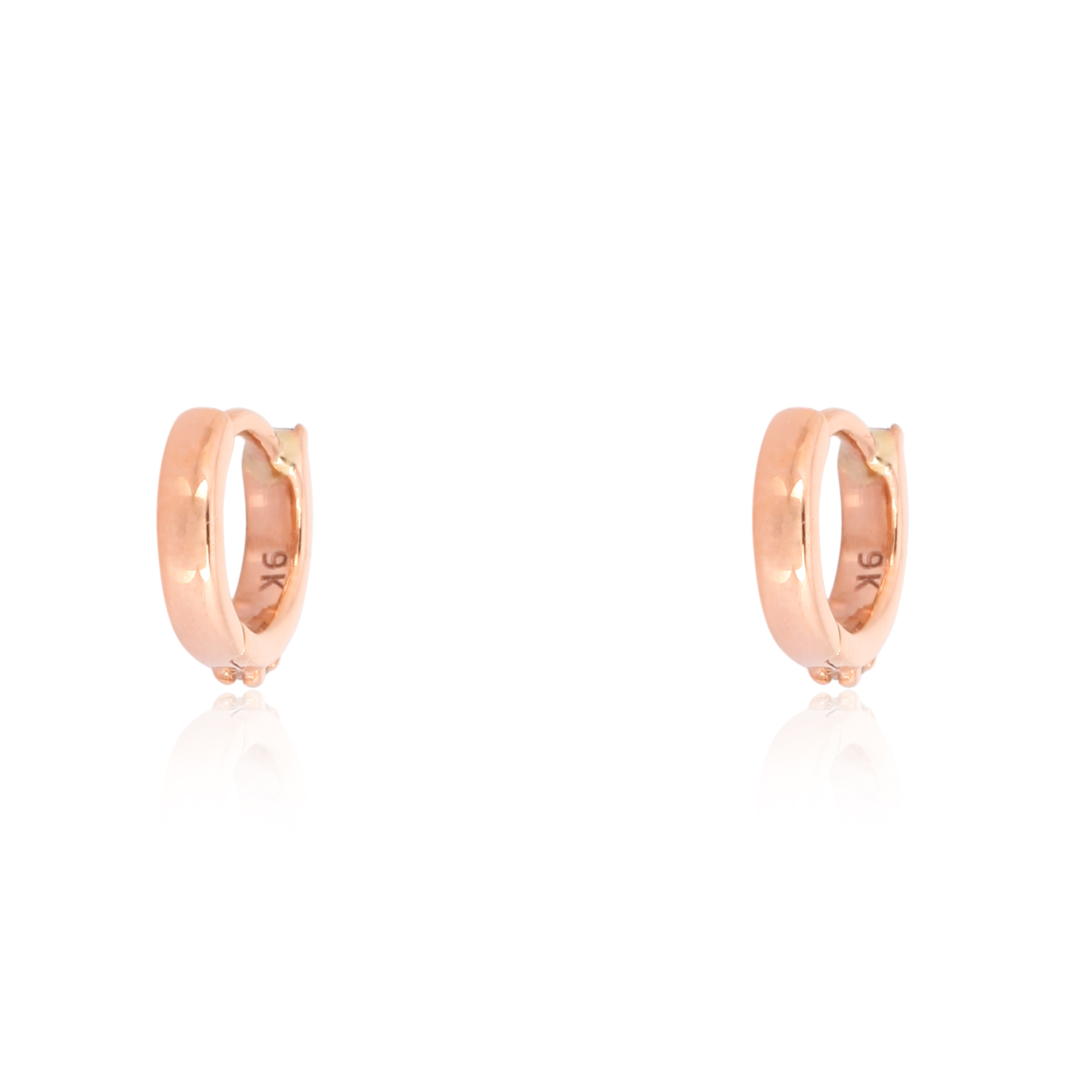 Sterling Silver Diamond Hoop Earrings
