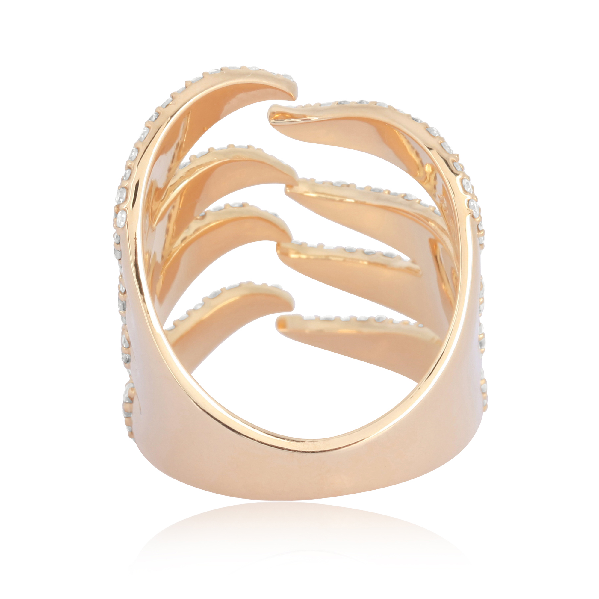 Sterling Silver Gap Diamond Ring