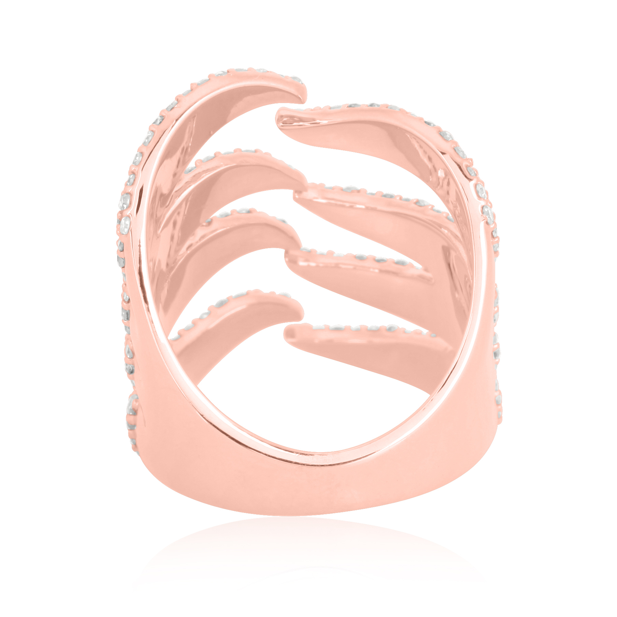 Sterling Silver Gap Diamond Ring