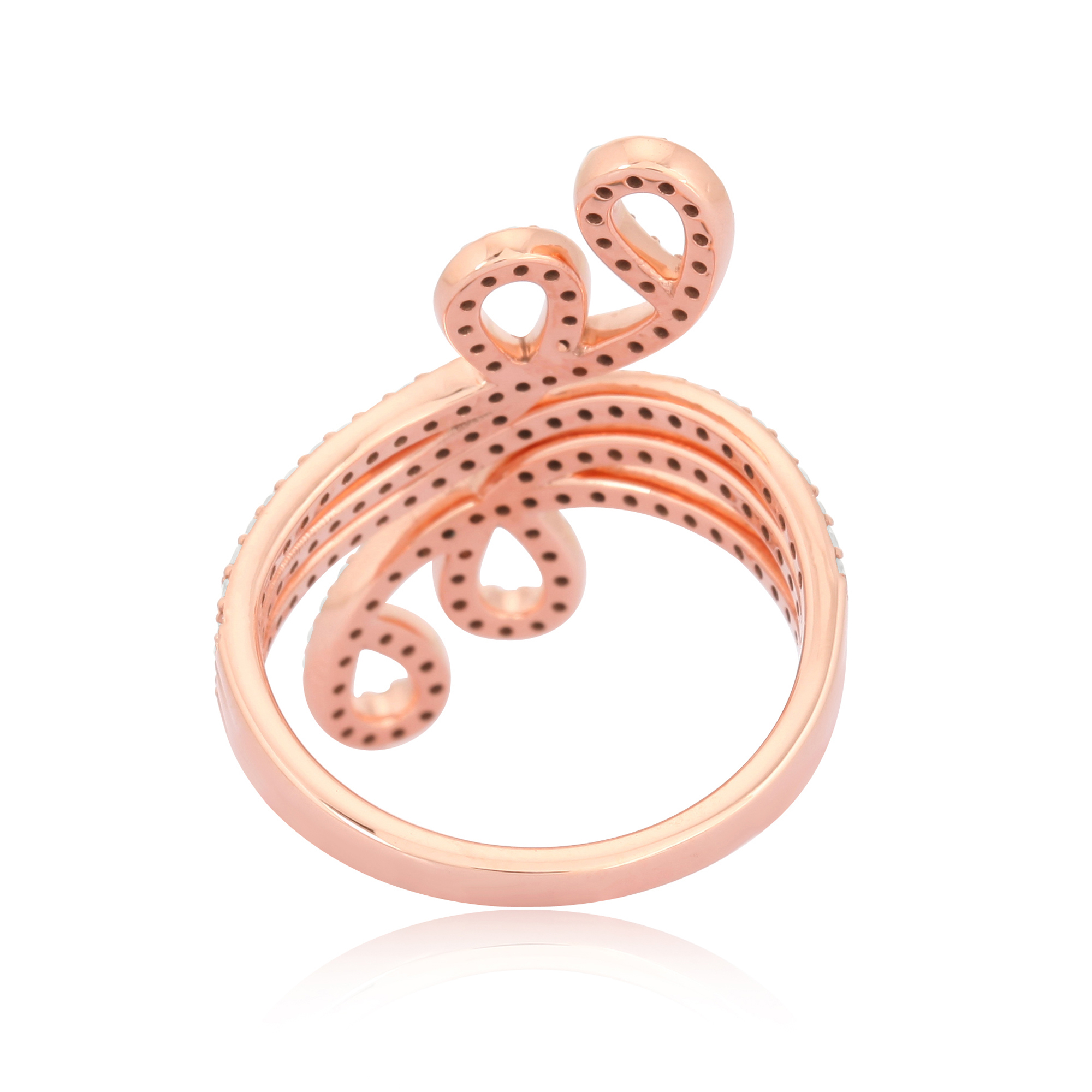 Rose Gold Classic Diamond Ring