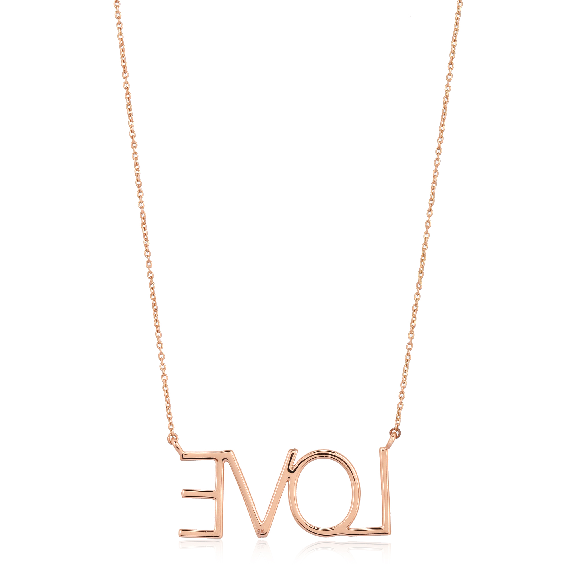 Rose Gold love Diamond Pendant