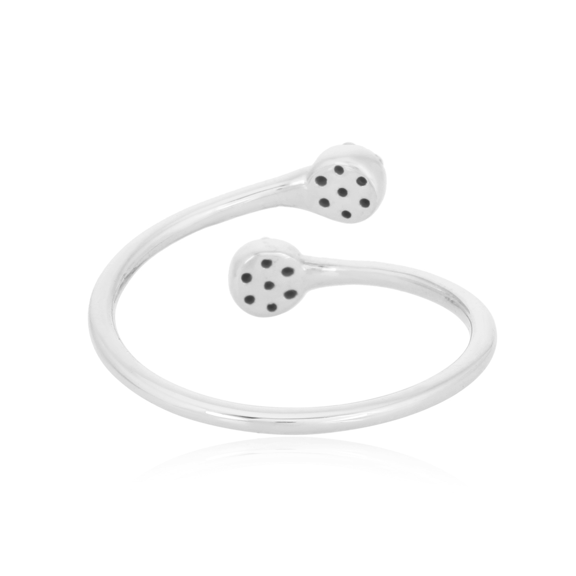 White Gold Gap Diamond Ring